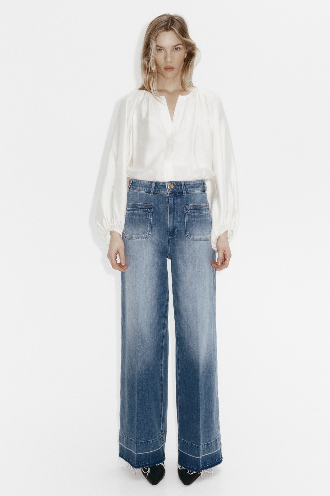 Wide High Jeans - image 5