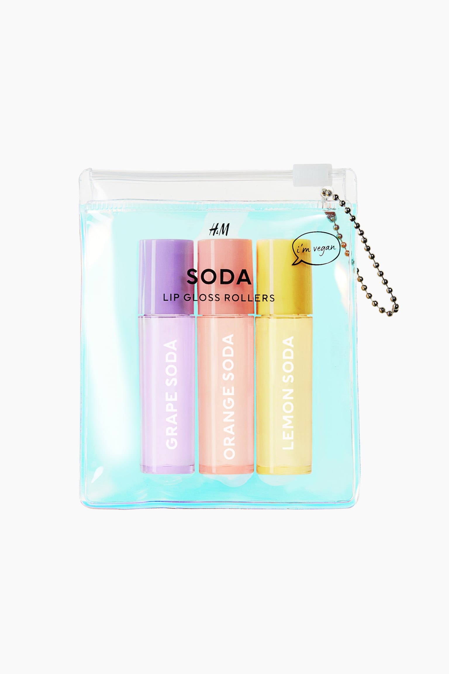 3-pack lip glosses - Soda/Pink/Light purple/Light pink/Red/Key Lime - 1