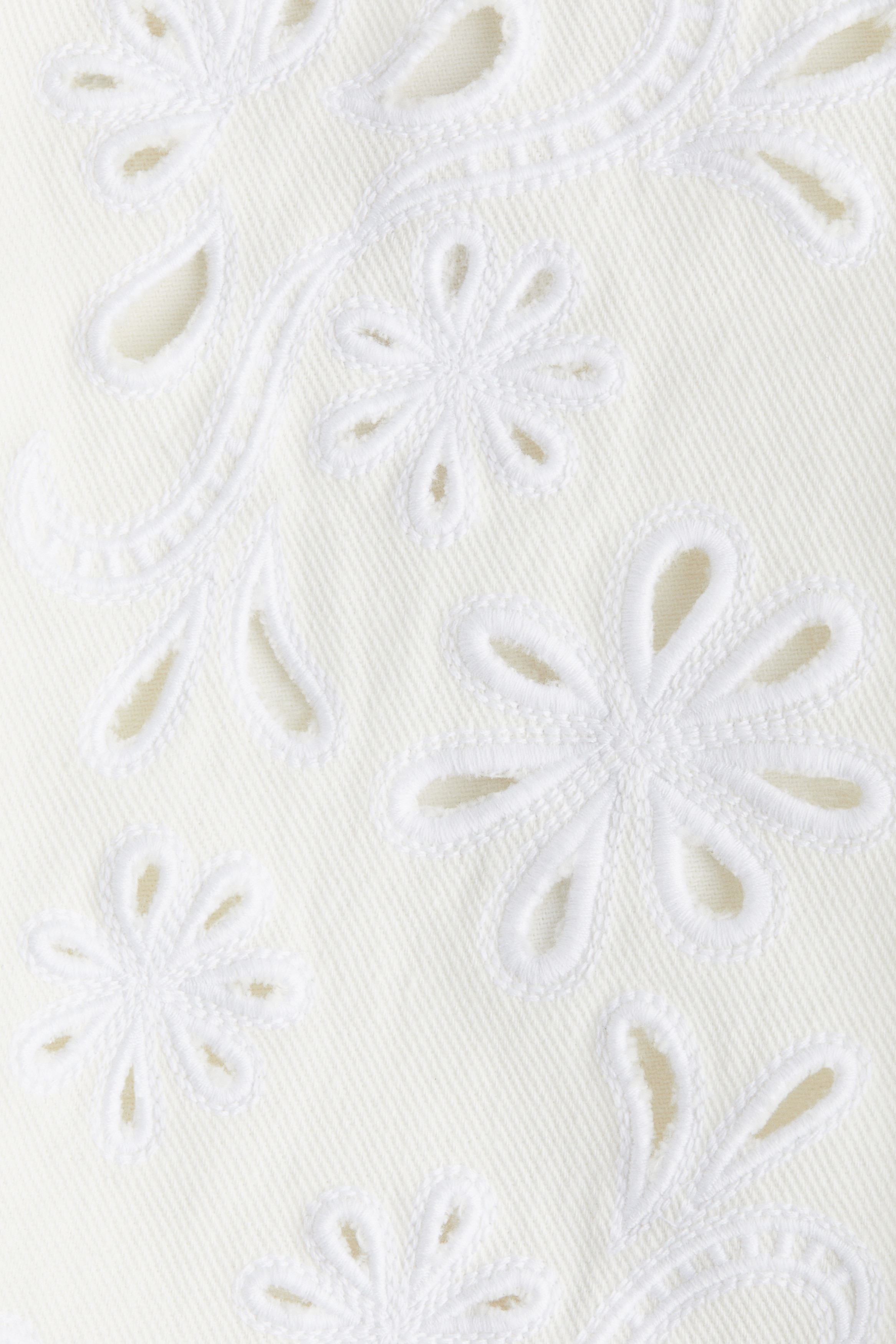 Broderie anglaise trousers