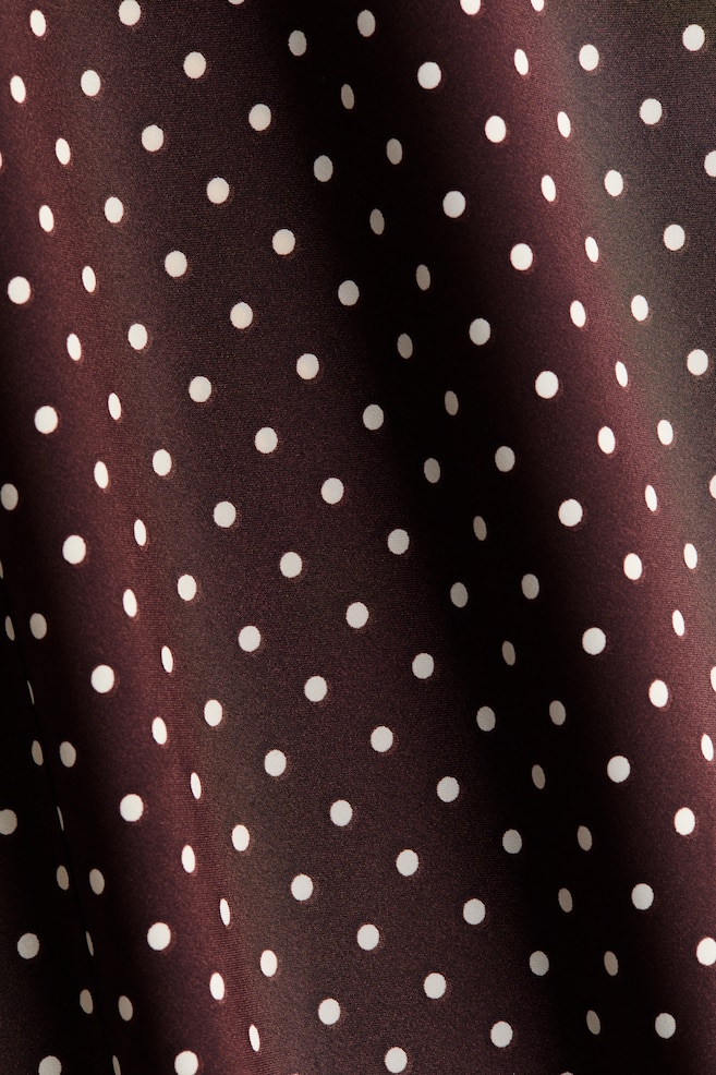 Midi Skirt - Dark brown/polka dot/Olive green/Burnt orange/Light beige/patterned/Black/White/floral/Pink/White/Light beige - 3