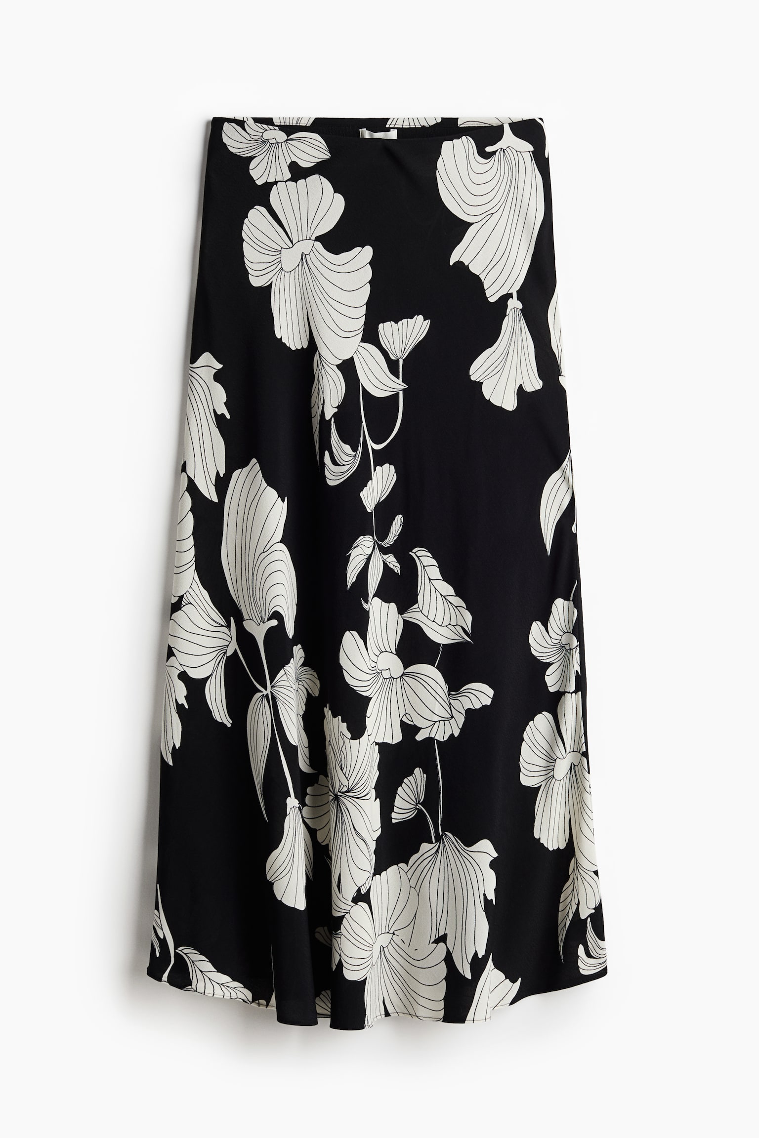 Viscose crêpe skirt - Black/White floral/Black/Floral/White/Floral/Light beige/Leopard print - 2