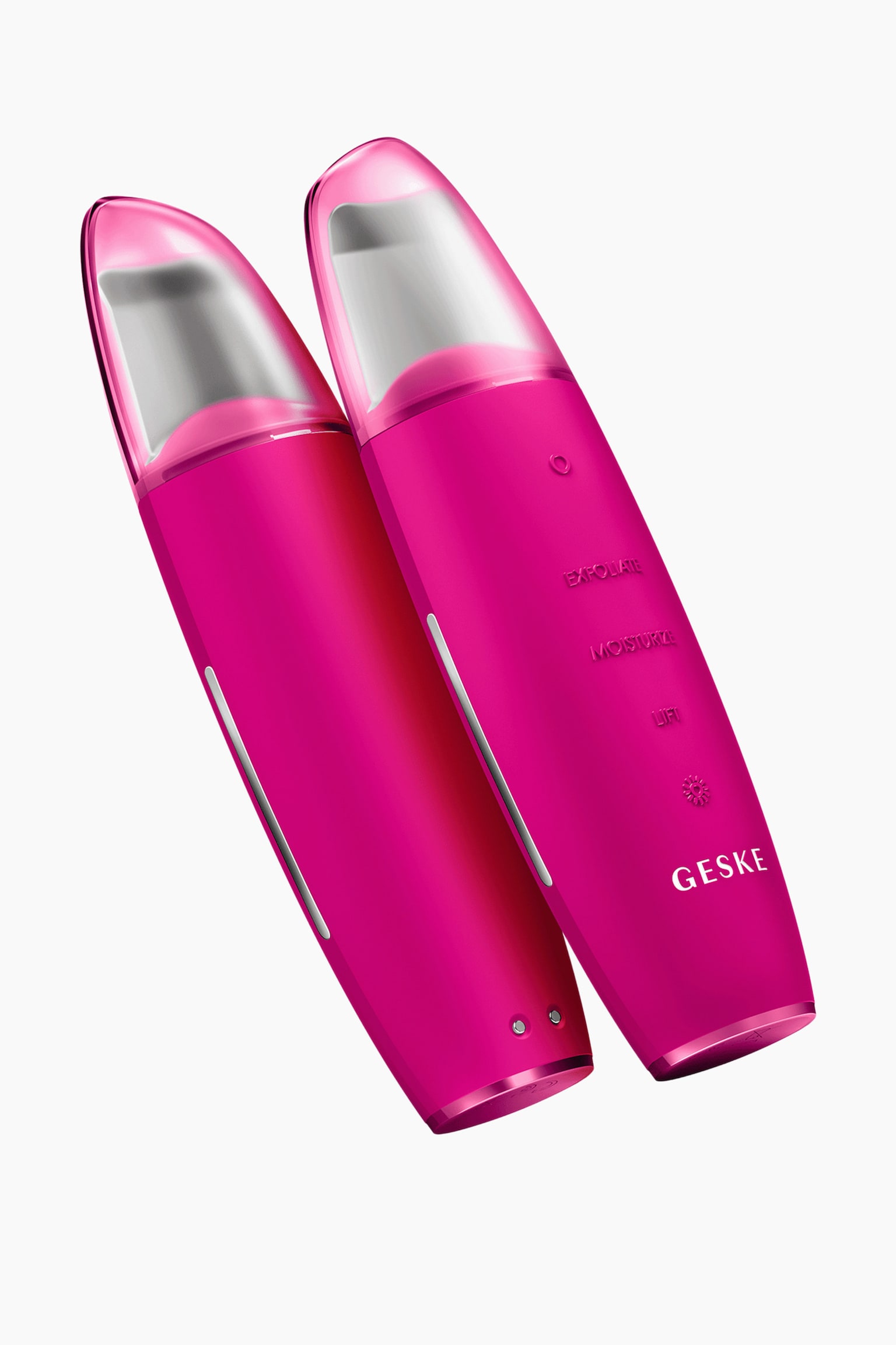 MicroCurrent Skin Scrub & Blackhead Remover 9 In 1 - Magenta/Gray - 4