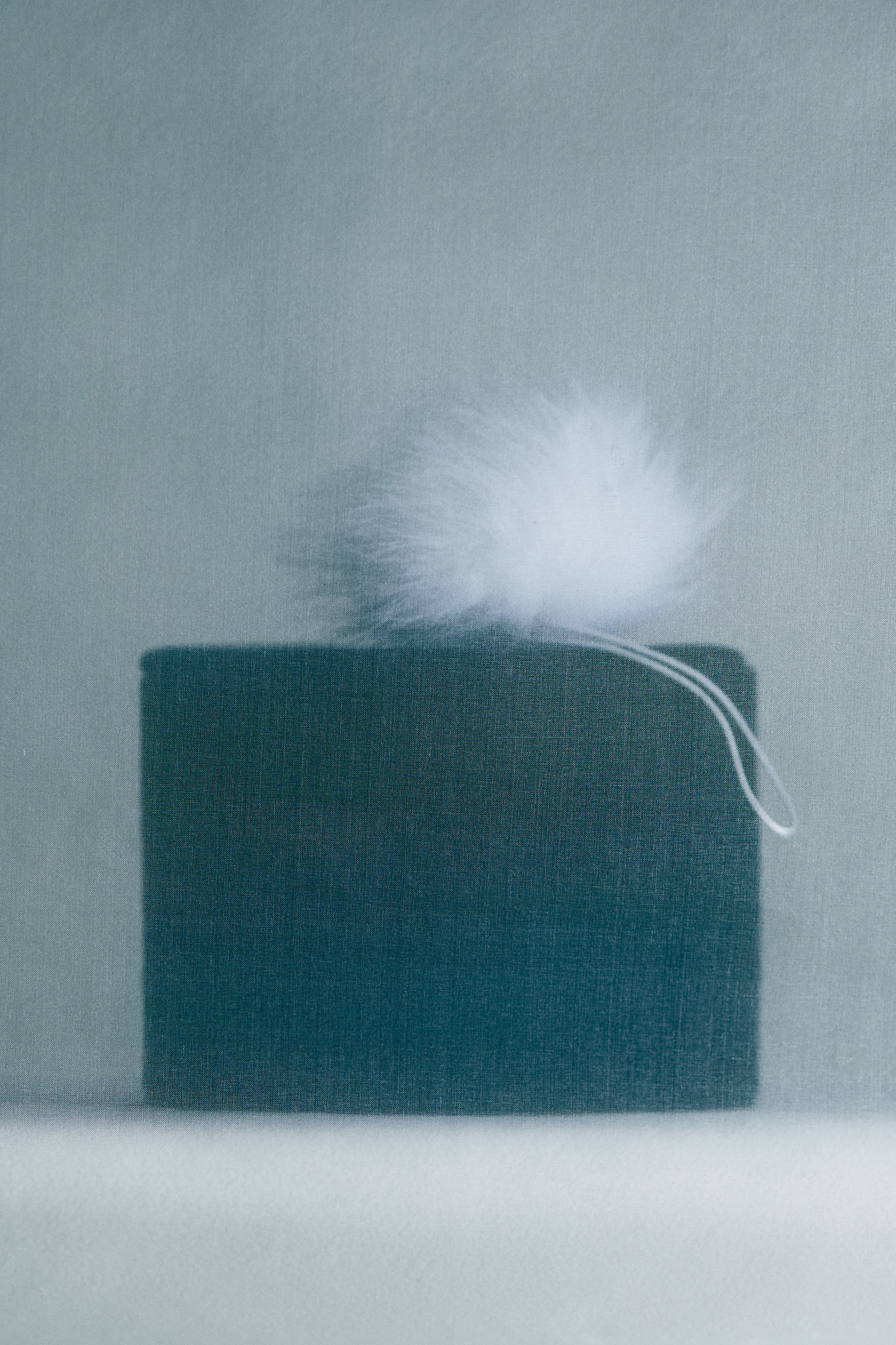 Pack de 2 decorações de Natal com pompom - Branco