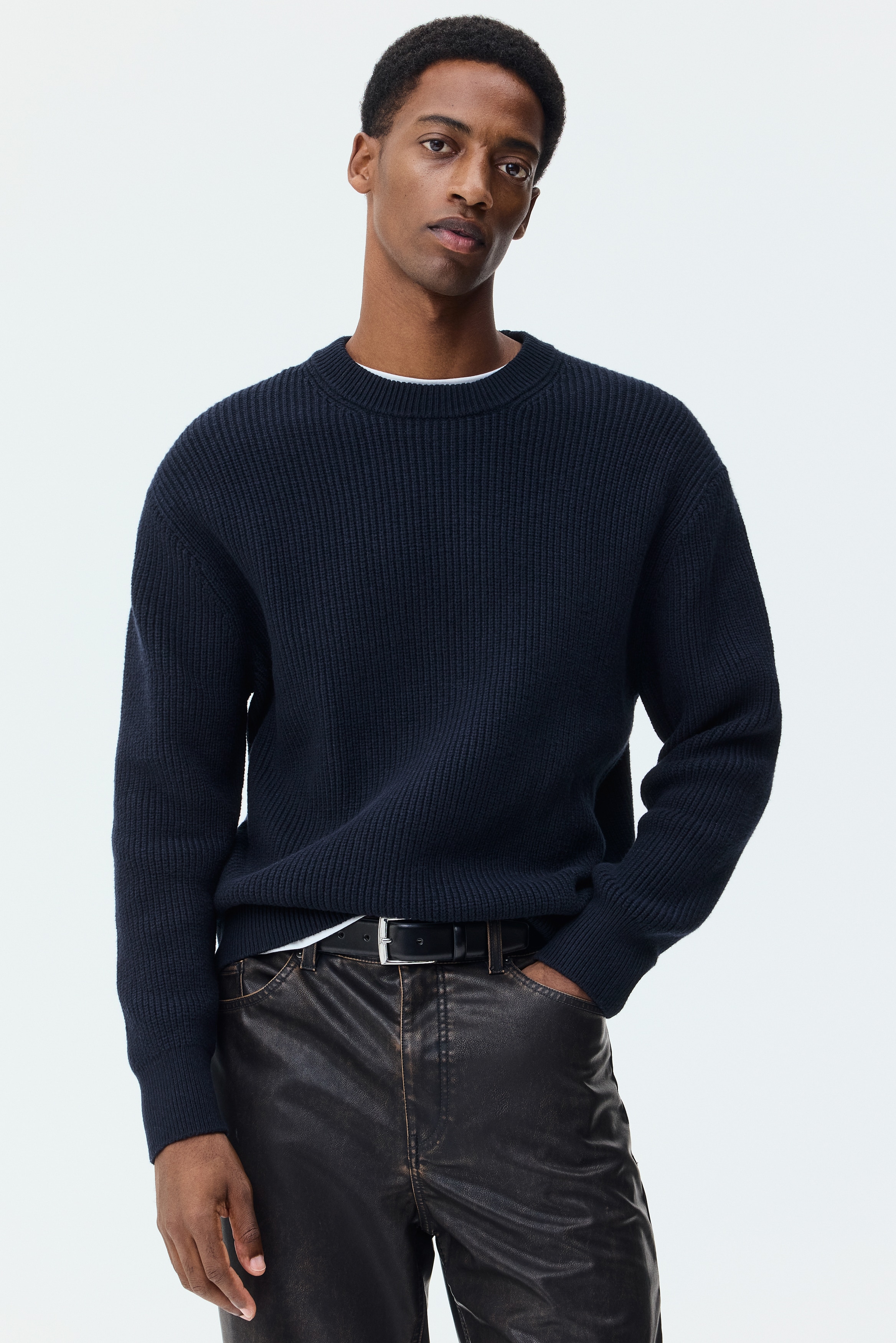 Men's Mole Relaxed Fit Knitted jumper | H&M IN