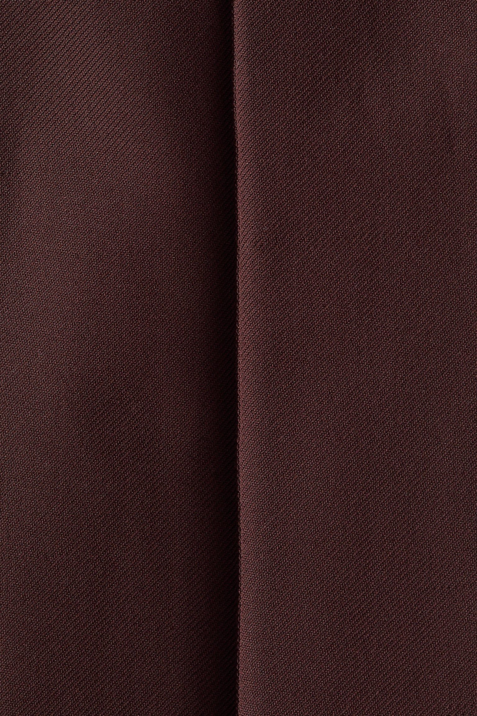 Wool-blend trousers - Burgundy/Grey marl - 7
