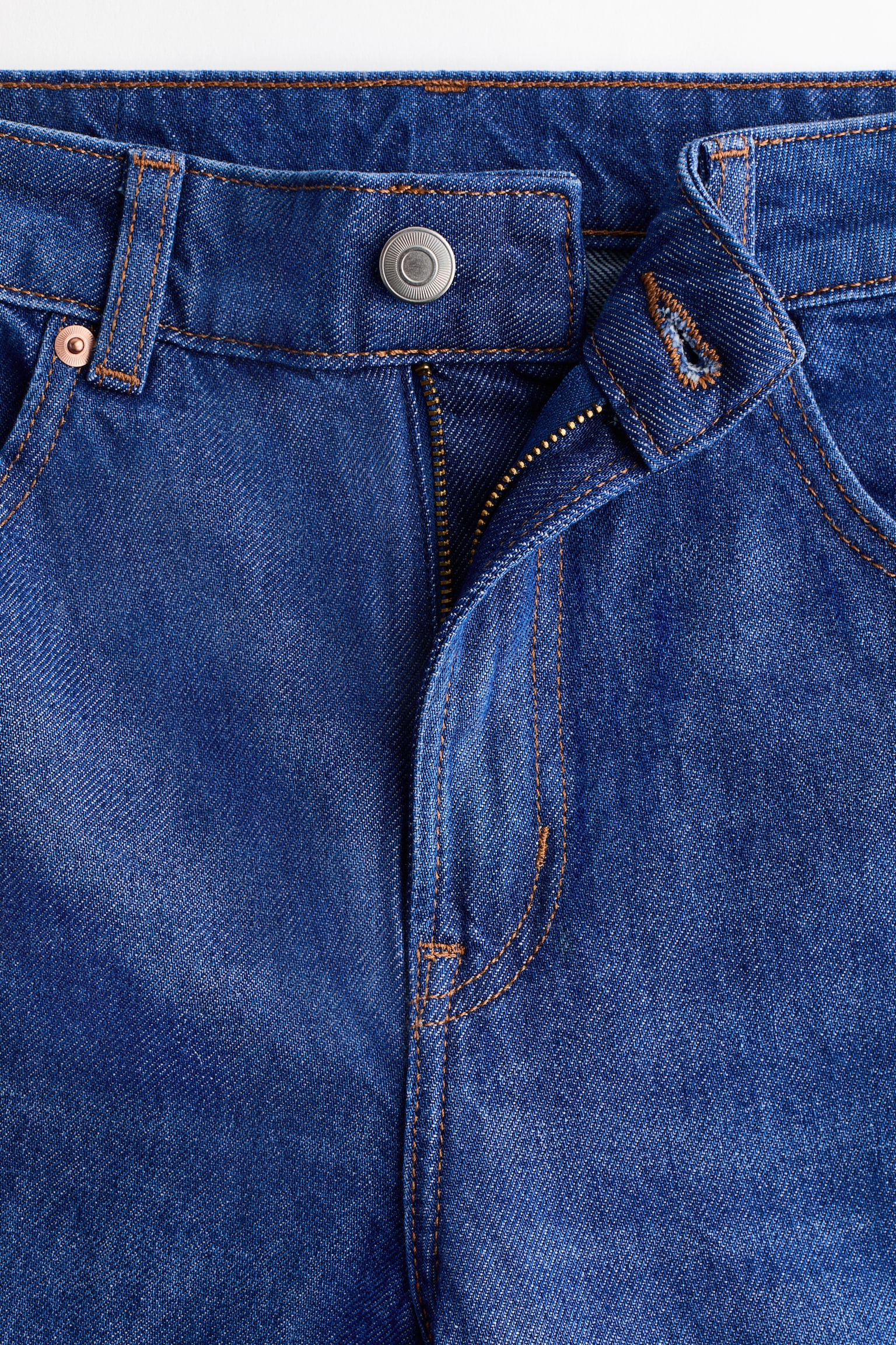 Wide High Jeans - Tmavý denim blue/Světlý denim blue/Tmavý denim blue/úzký proužek/Tmavý denim blue/Šedý denim/Denim blue/Šedá/Denim blue/Černá/Denim blue/Bílá/Světle zelená khaki/Černá - 3