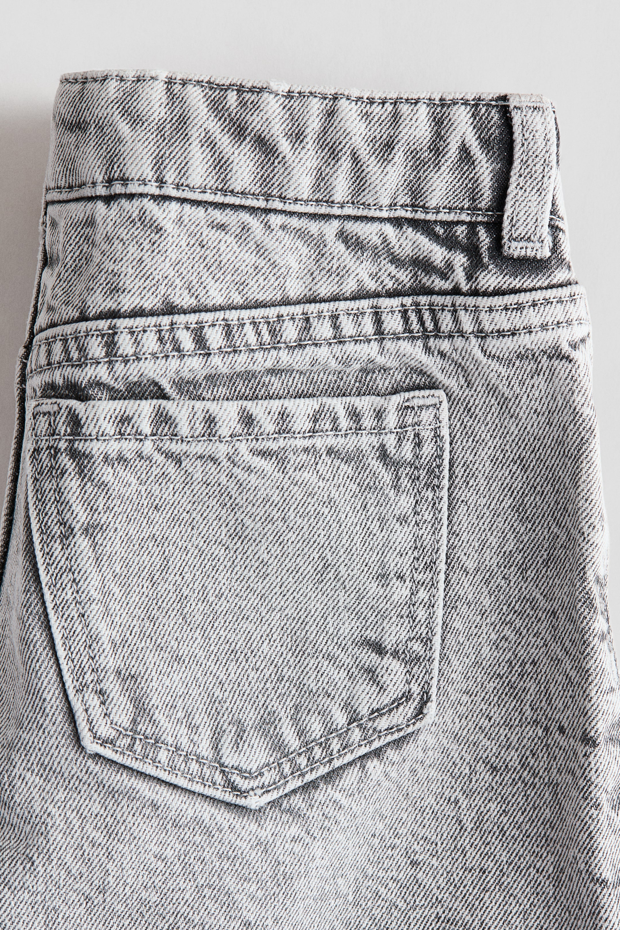 Frayed Denim Shorts