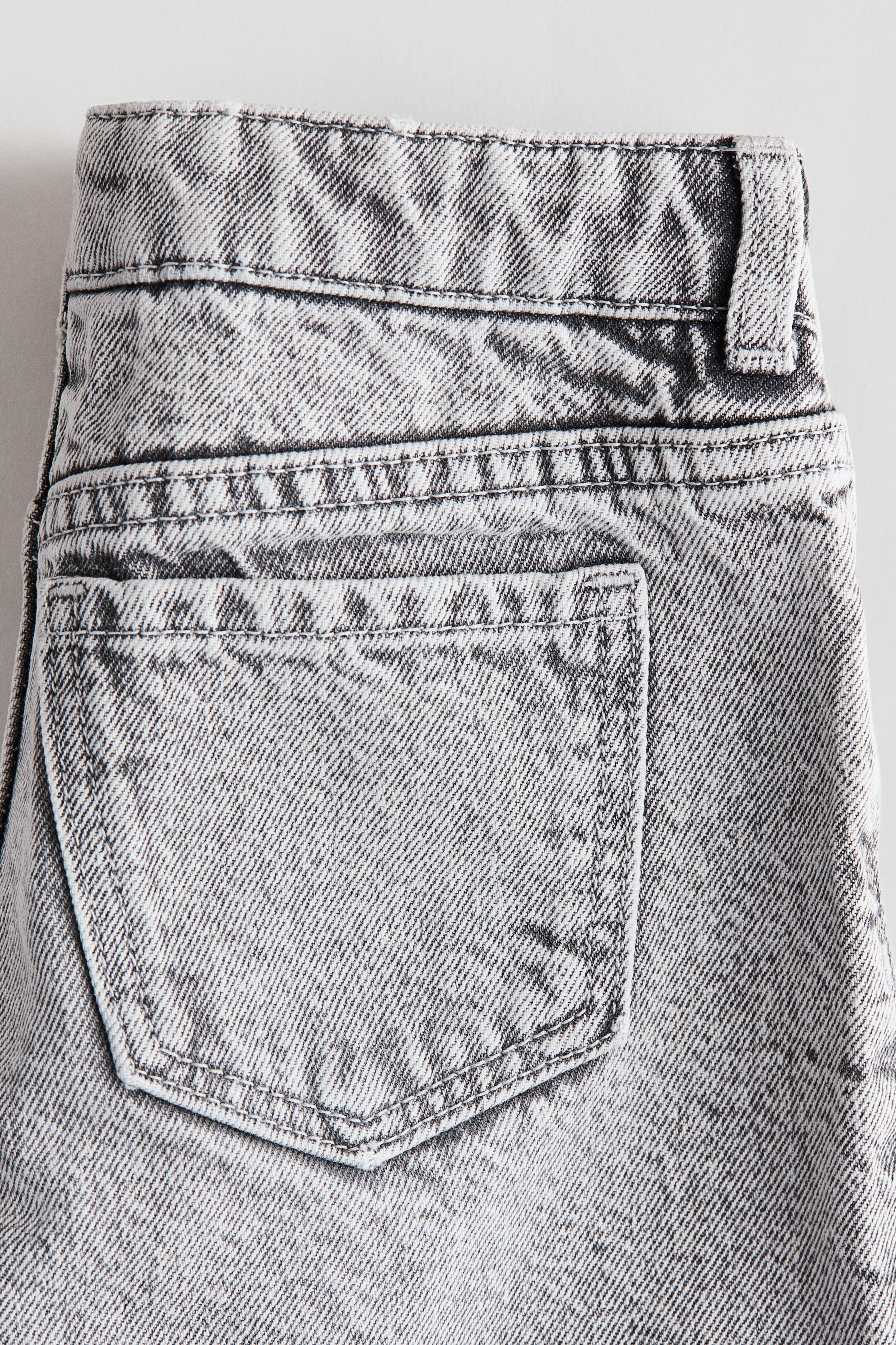 Frayed Denim Shorts