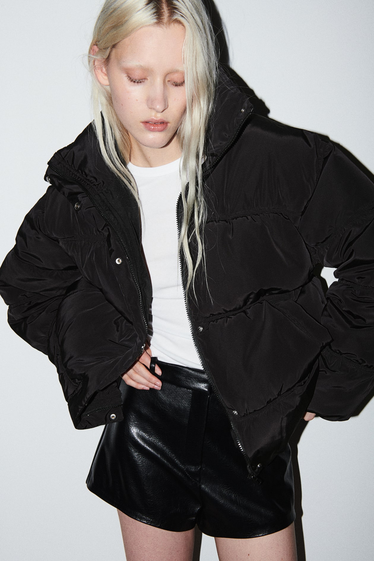 Puffer Jacket Divided Coats H&m Fur Long Puffer Coat H&m