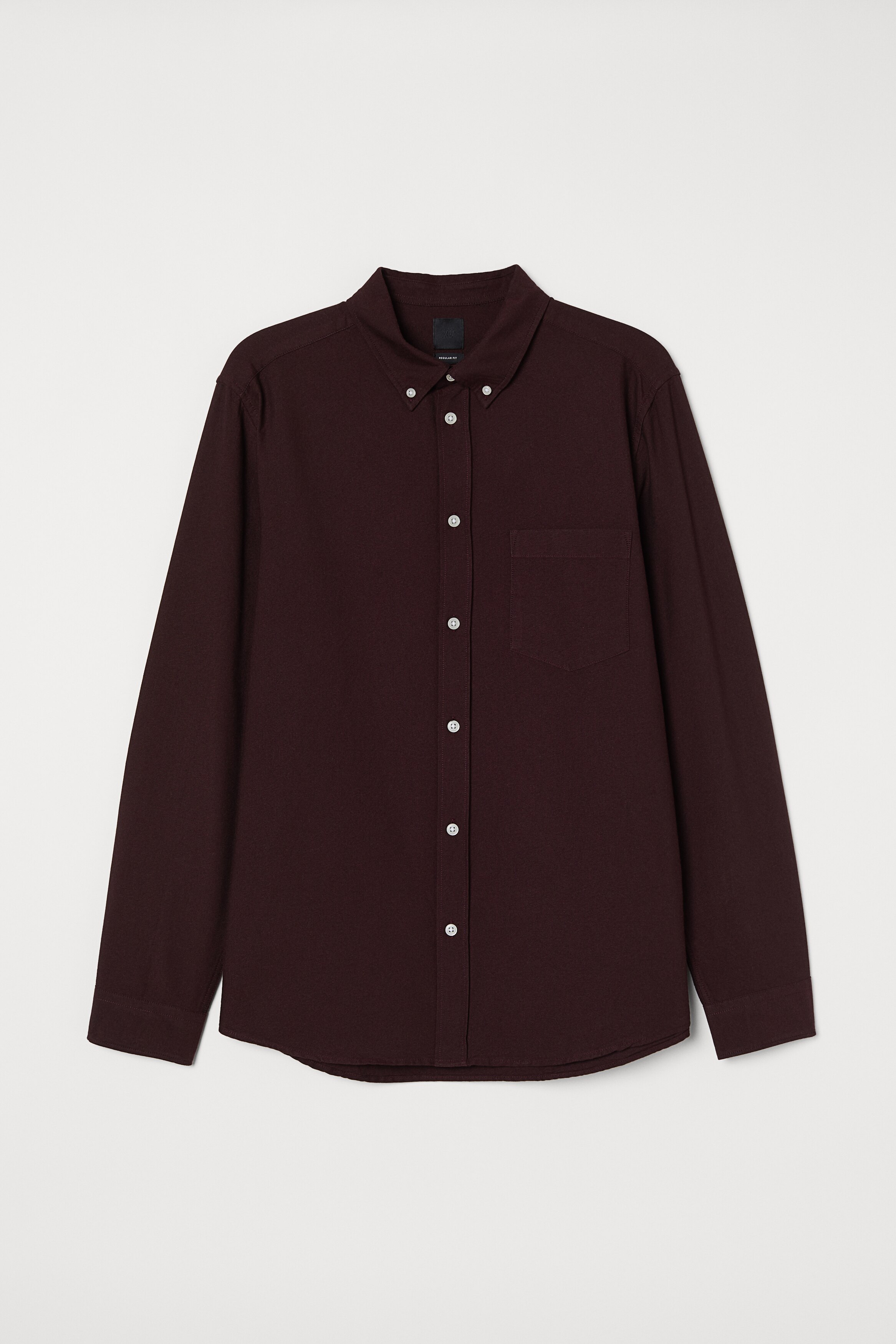 Chemise H&M Manches 3/4 LOVE Peace Rouge Bordeaux Avec Paillettes - Tailles 152/158/164