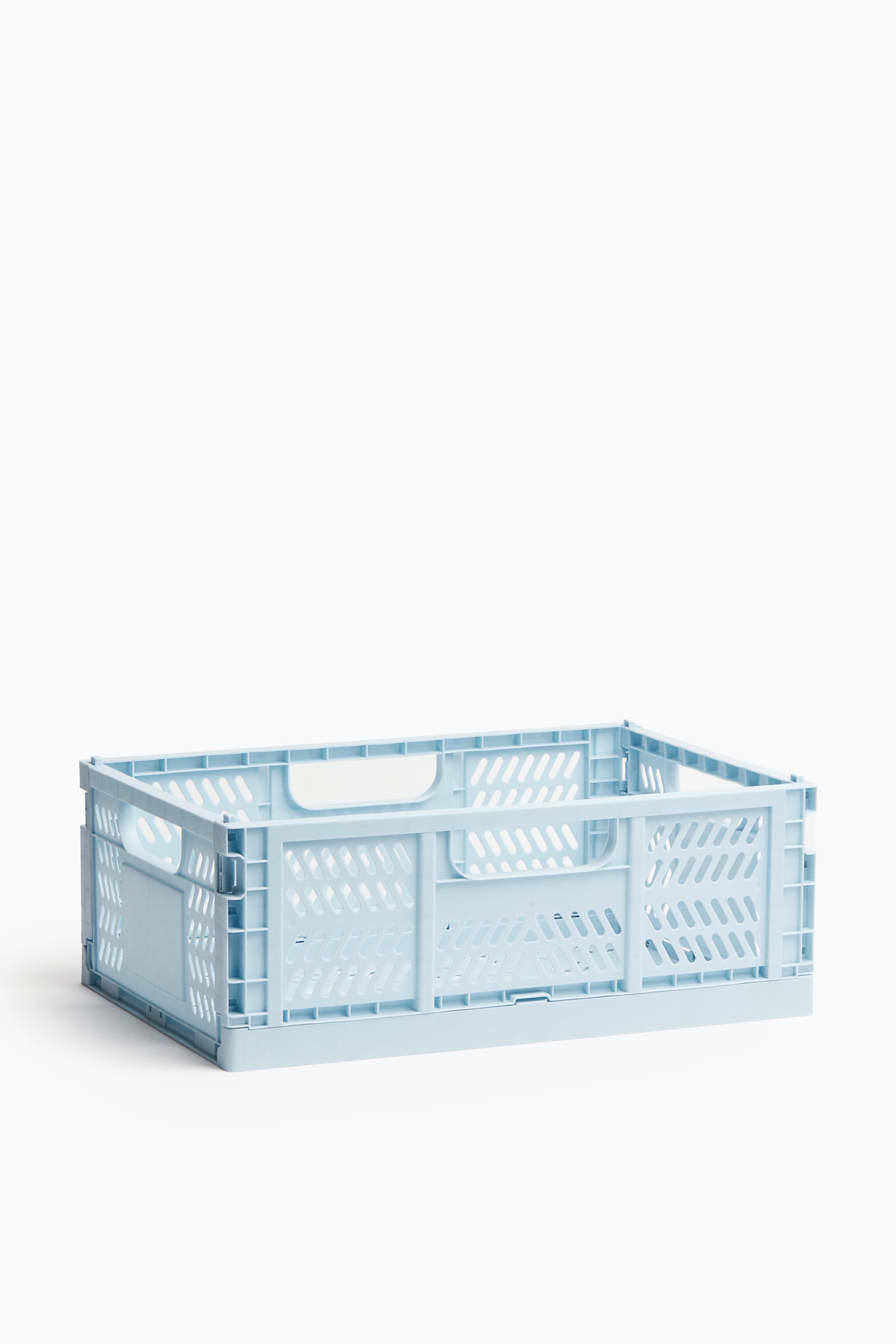 Large foldable storage box - Light blue/Greige - 1