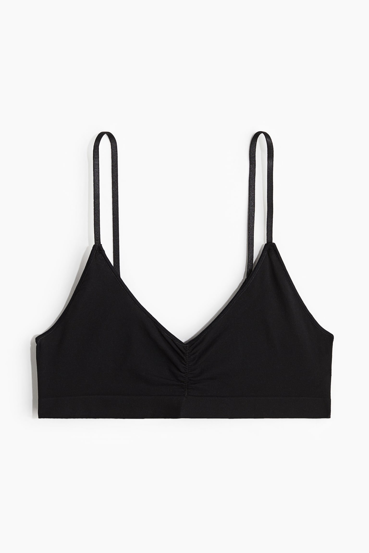 Seamless Soft Bra - Black - 1