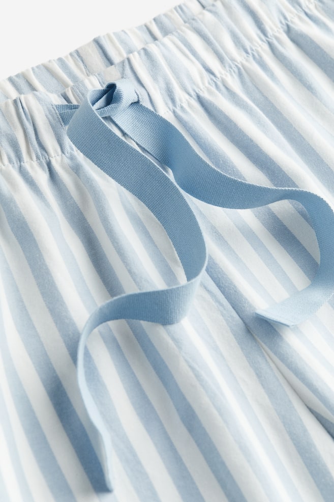 Pyjama bottoms - Light blue/Striped - 4