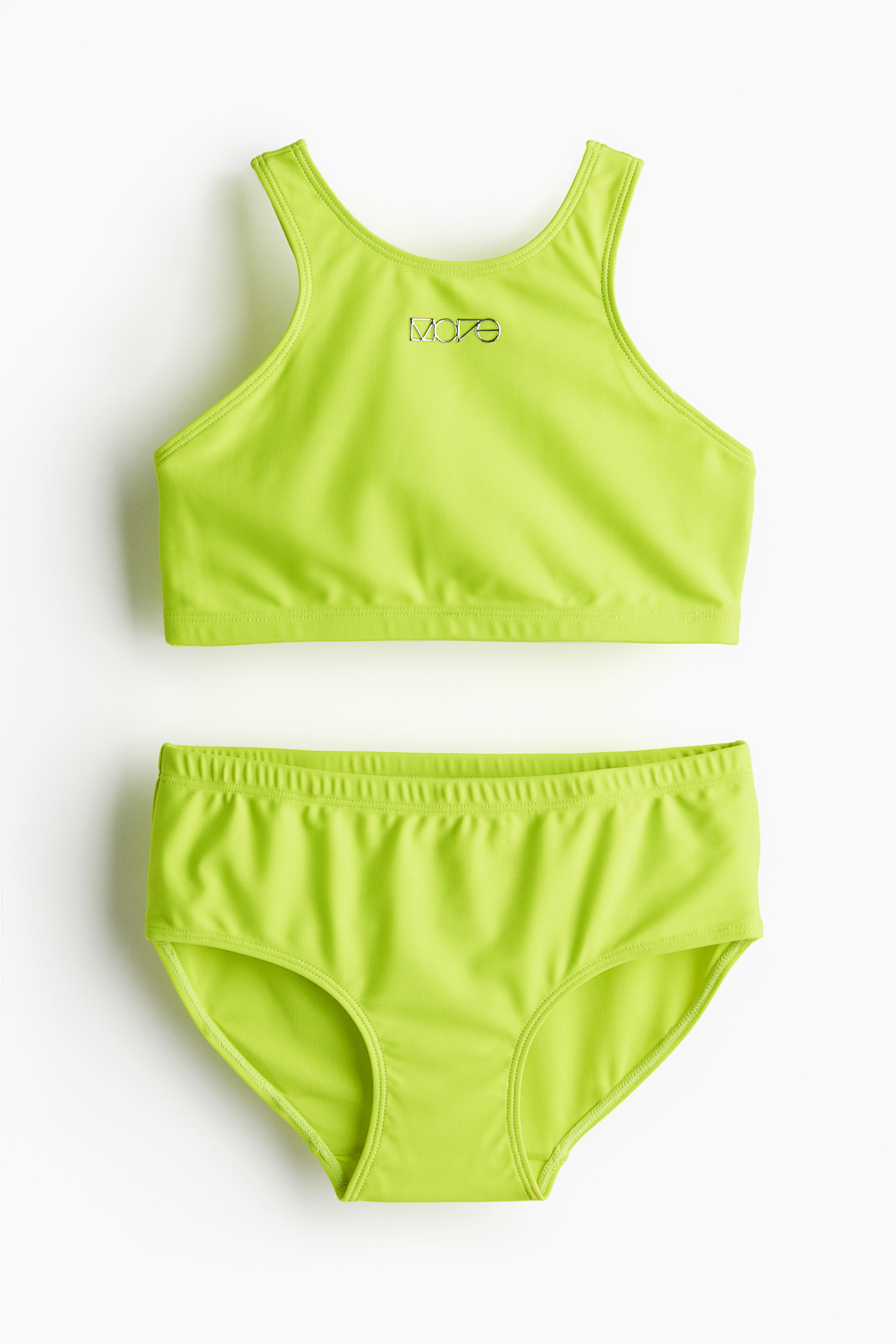 Two piece Sports Swimsuit Neon green Kids H M US