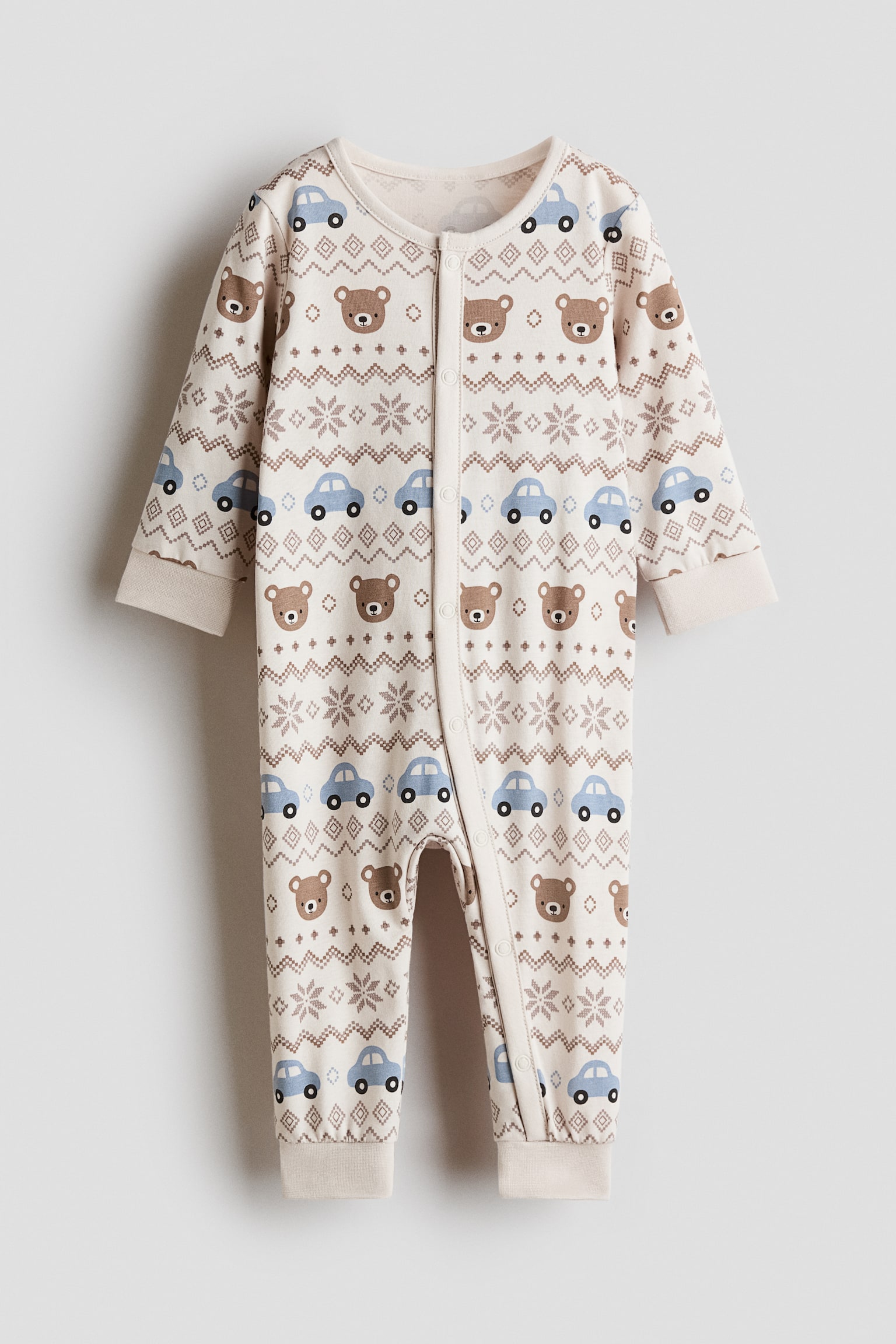 Patterned sleepsuit