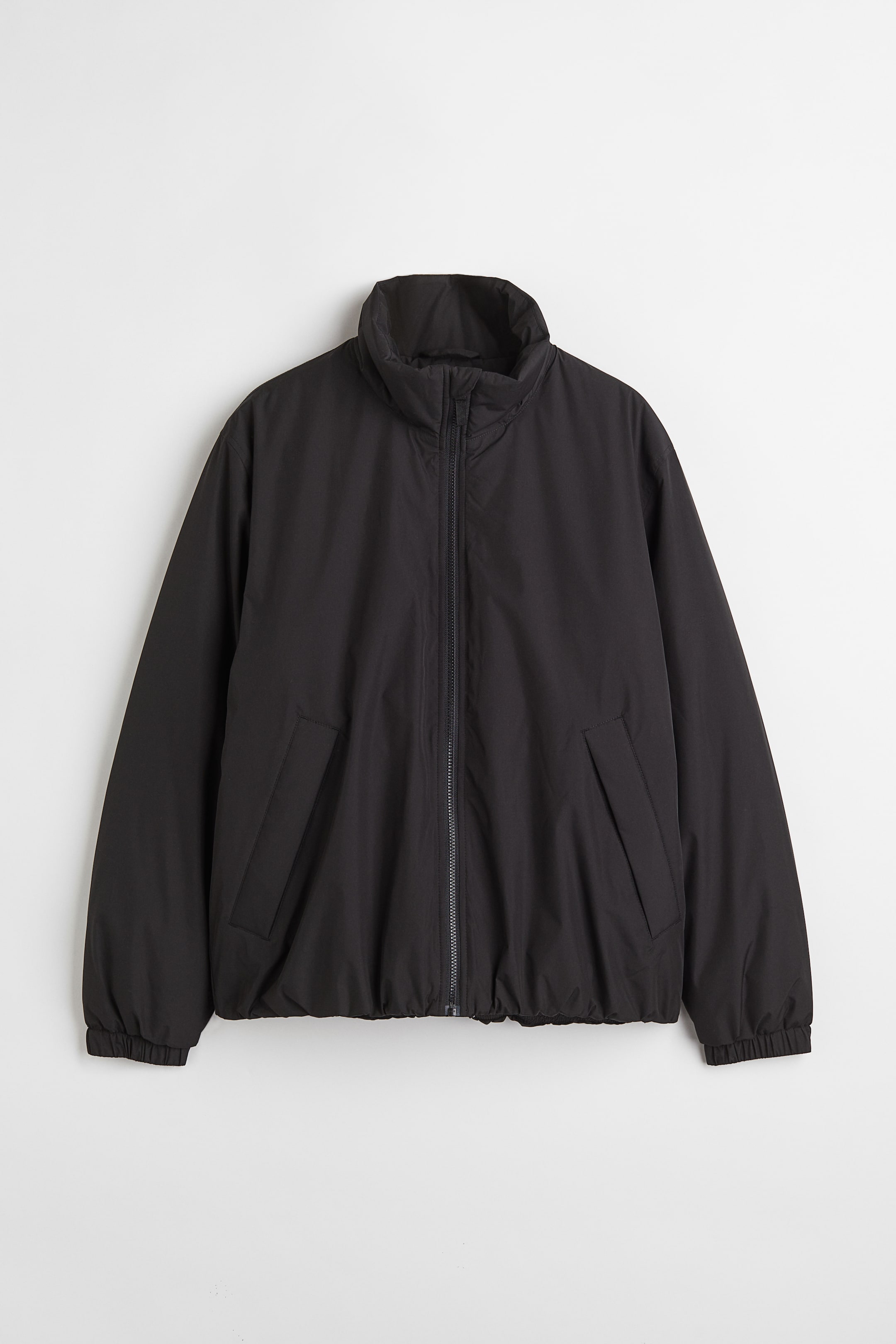 Water-repellent Jacket - Long sleeve - Short - Black - Men | H&M US