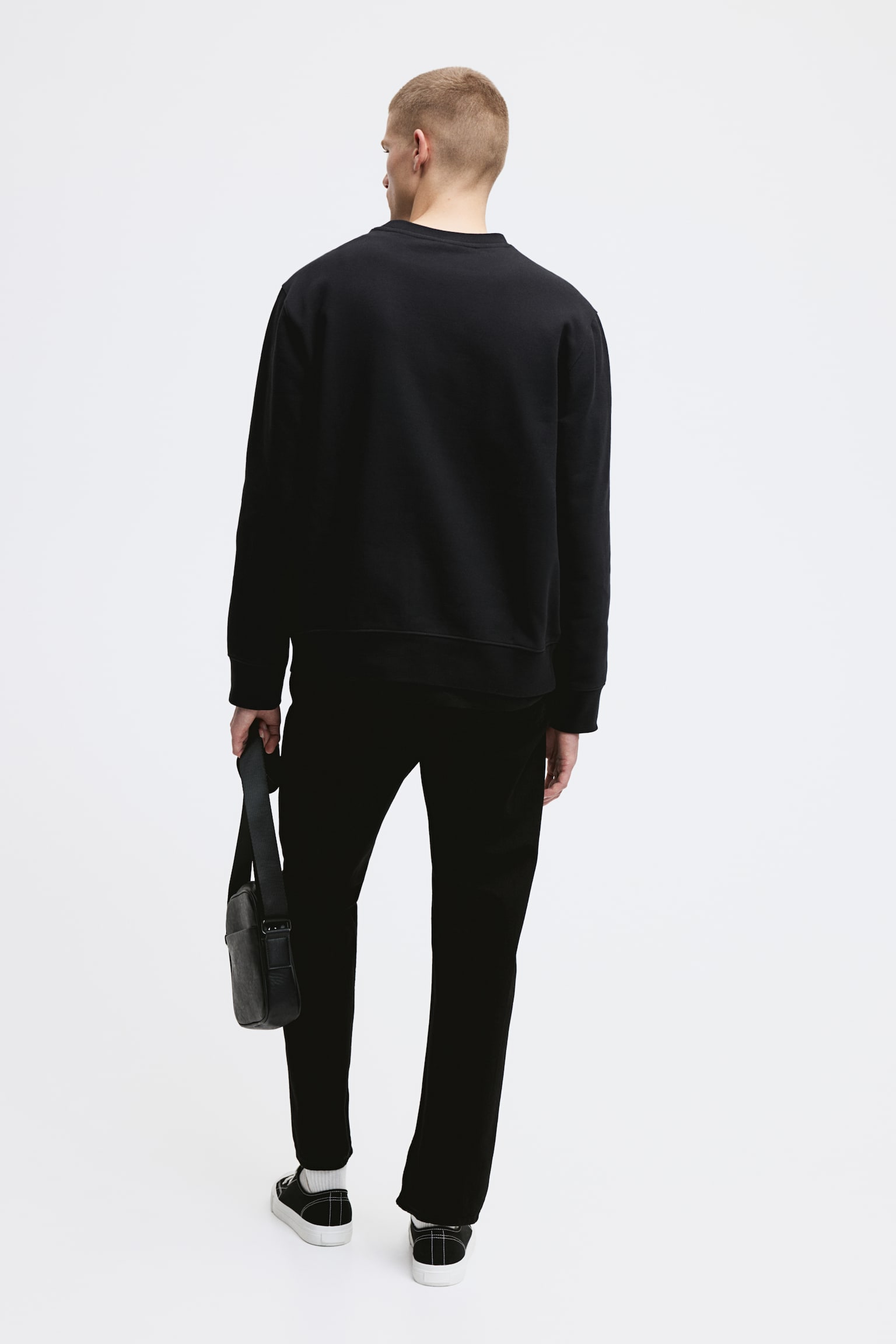 Regular Fit Sweatshirt - Black - 5