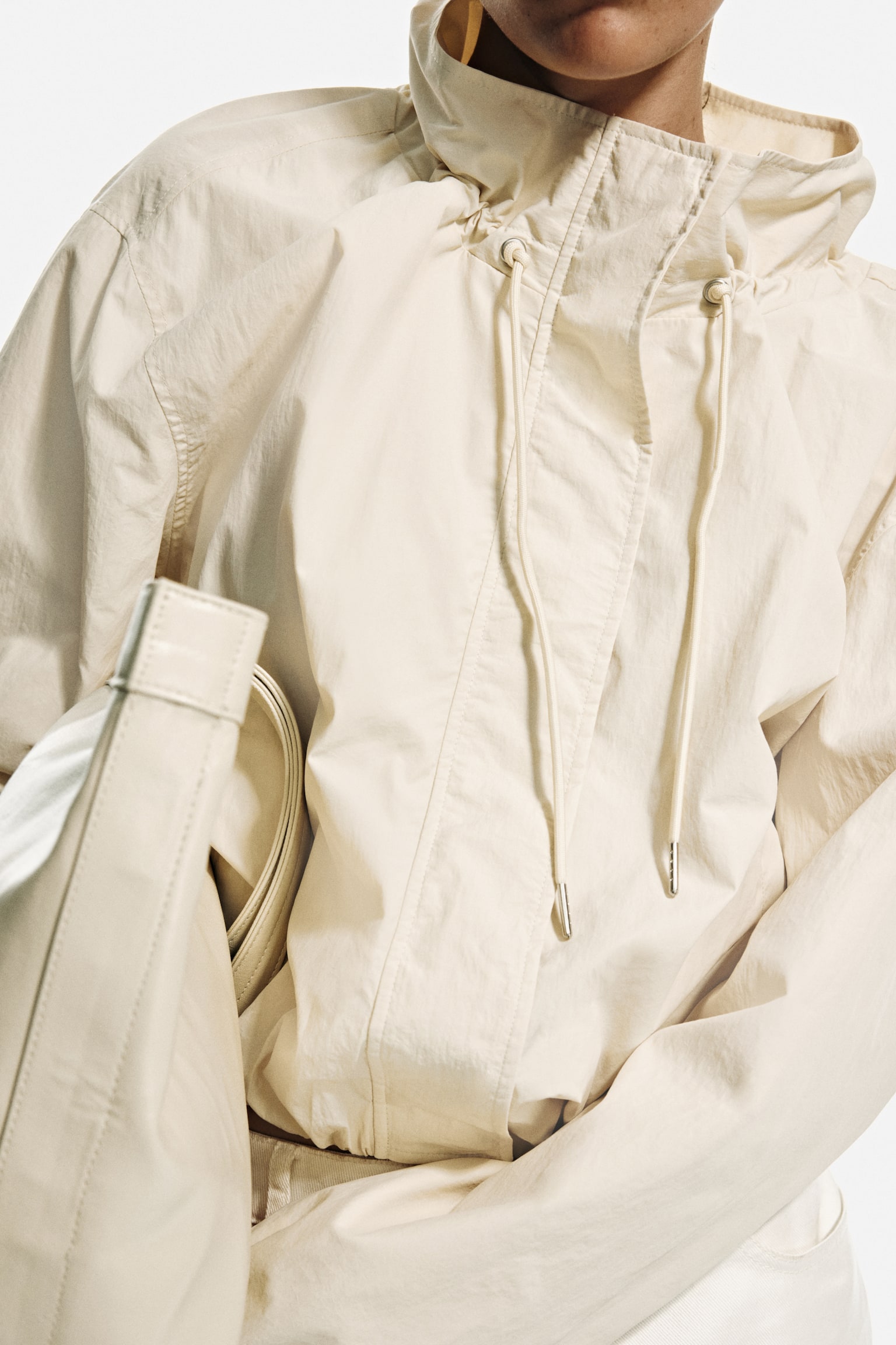 Windbreaker - Cream/Dusty khaki green - 5