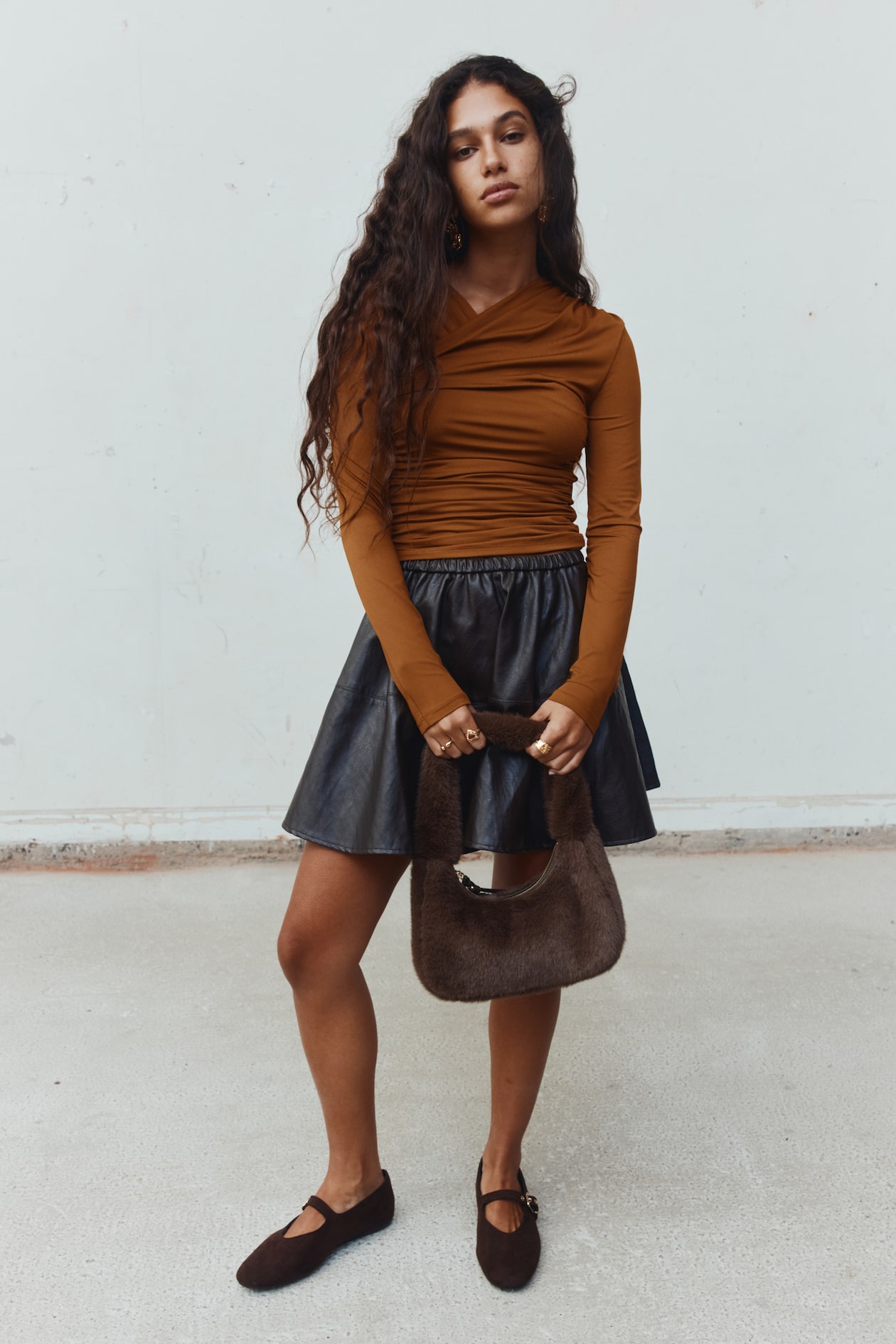 Draped Jersey Top - image 2