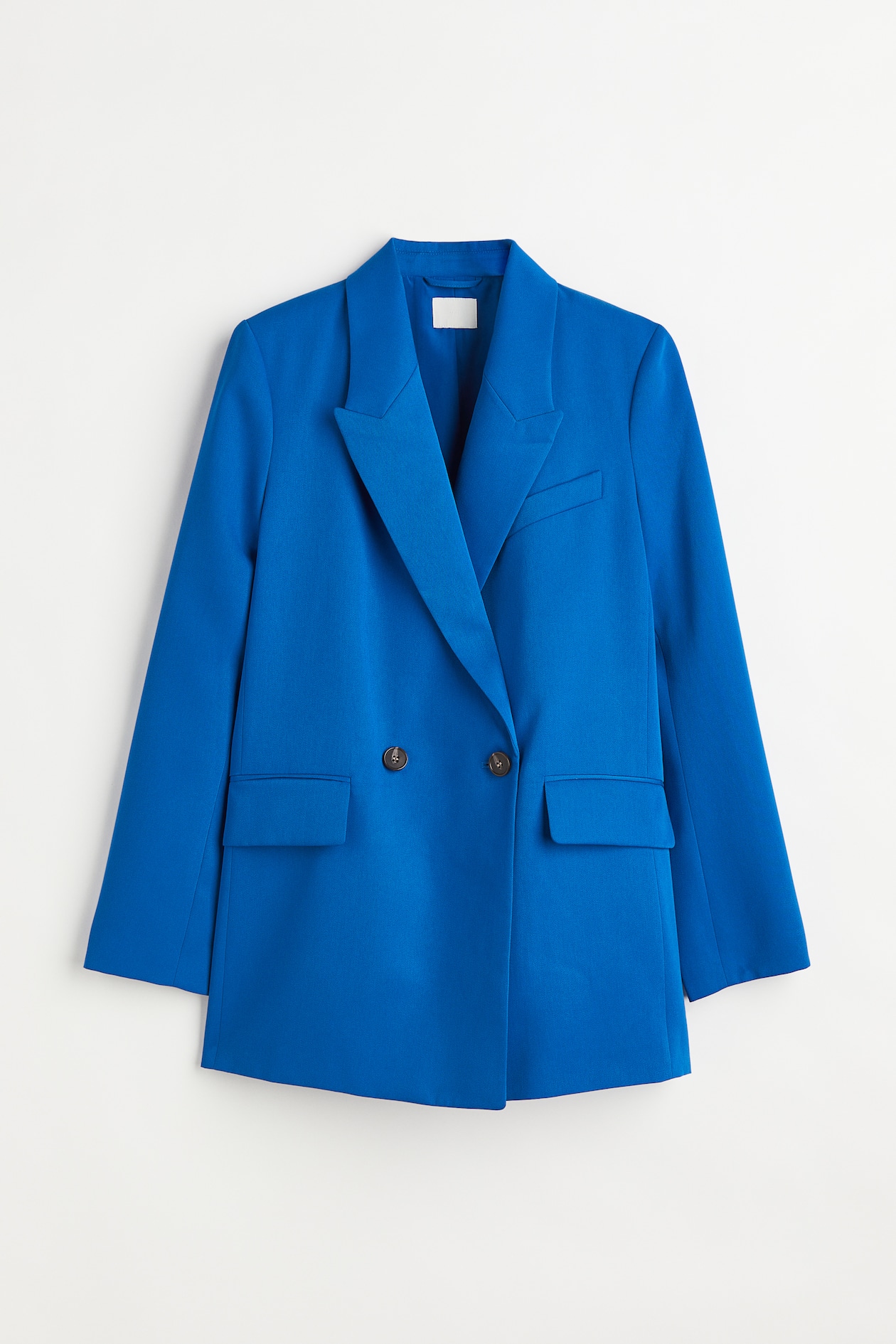 Double-breasted blazer - Bright blue - Ladies | H&M GB