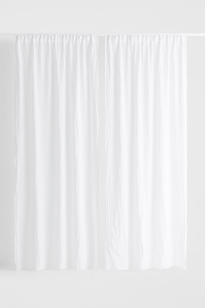2-pack multiway linen curtains - White/Grey/Light beige/Greige - 4