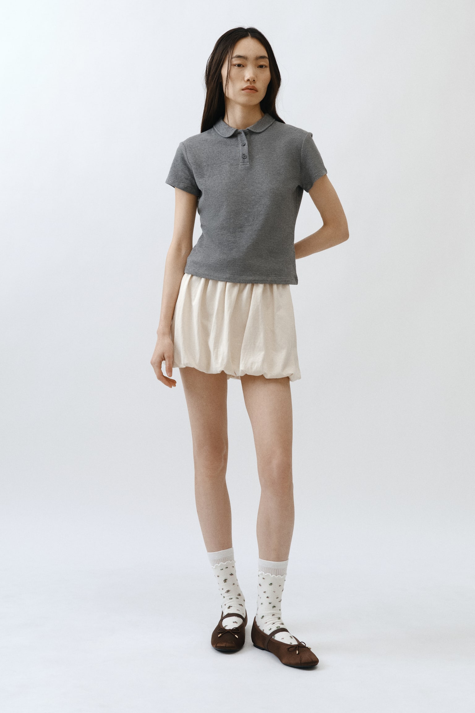 Cotton piqué polo shirt - 5