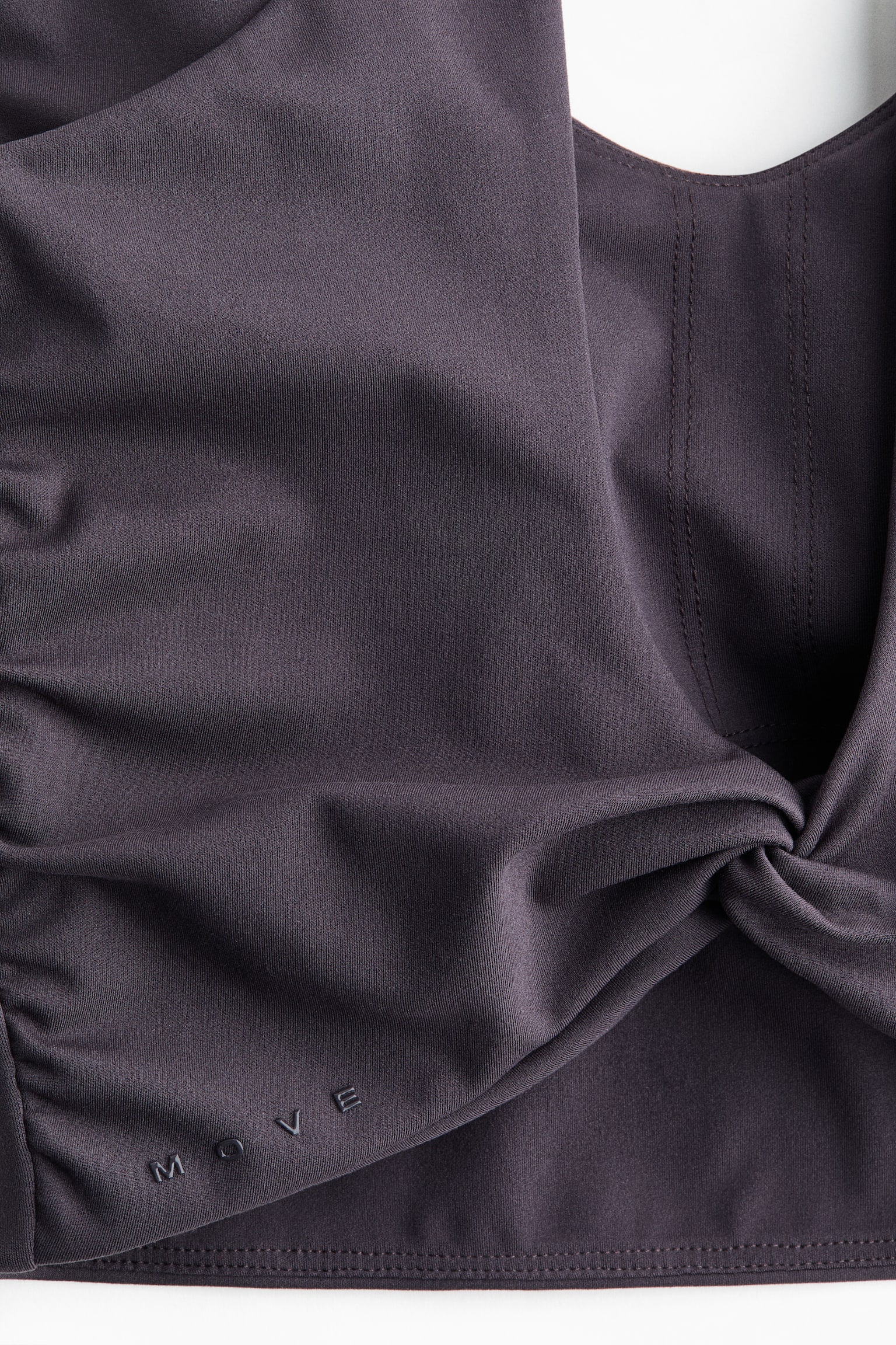 Twist-detail vest top with SoftMove™ - Plum purple/Amazonite blue/Ivory/Black/Light truffle - 6