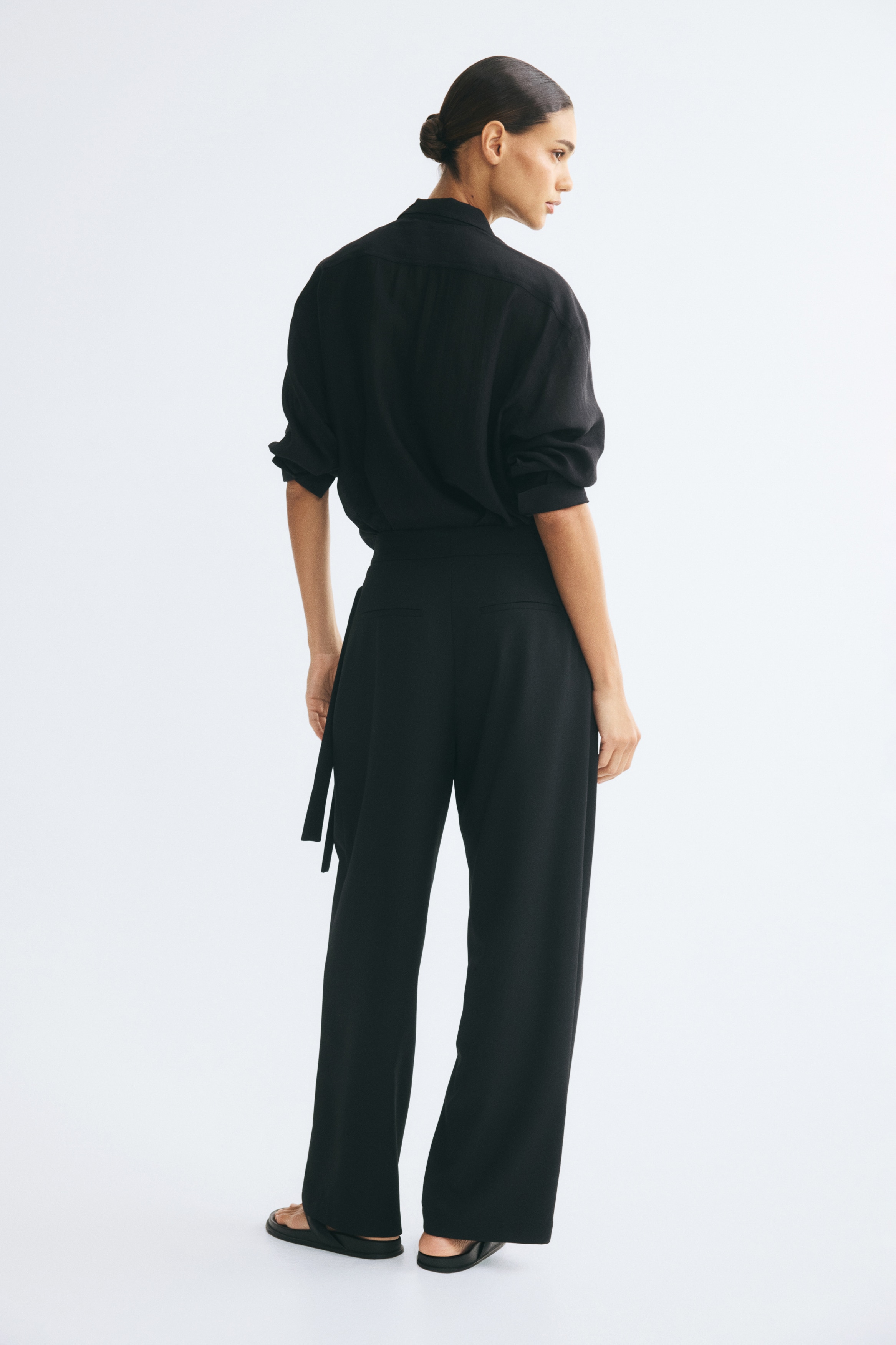 Wrap-Detail Pants - thumbnail 4
