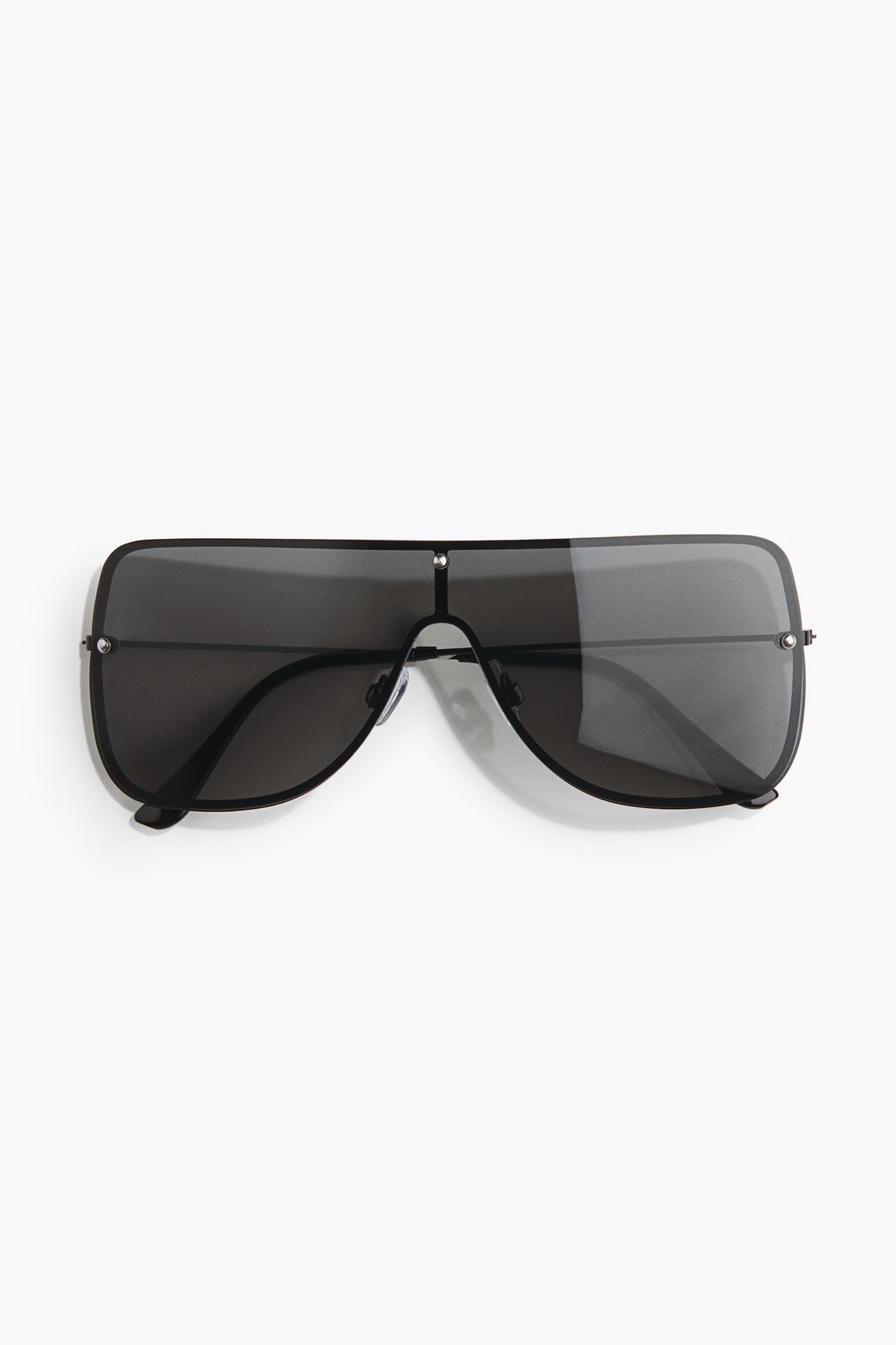 Visor Sunglasses - Black - 1