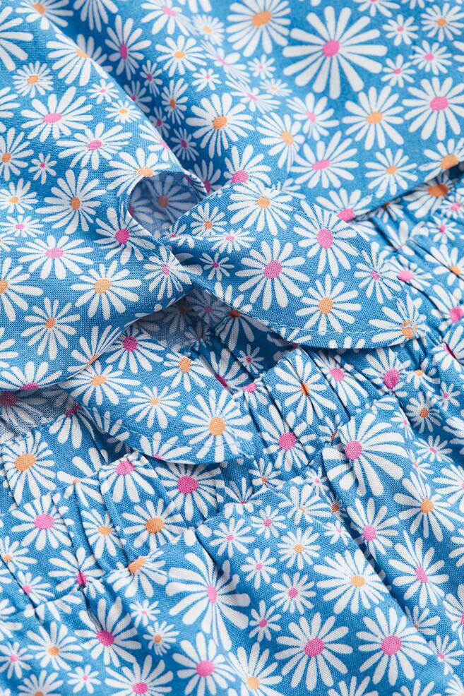Tie-detail jumpsuit - Blue/Floral/Dark grey/Floral - 3