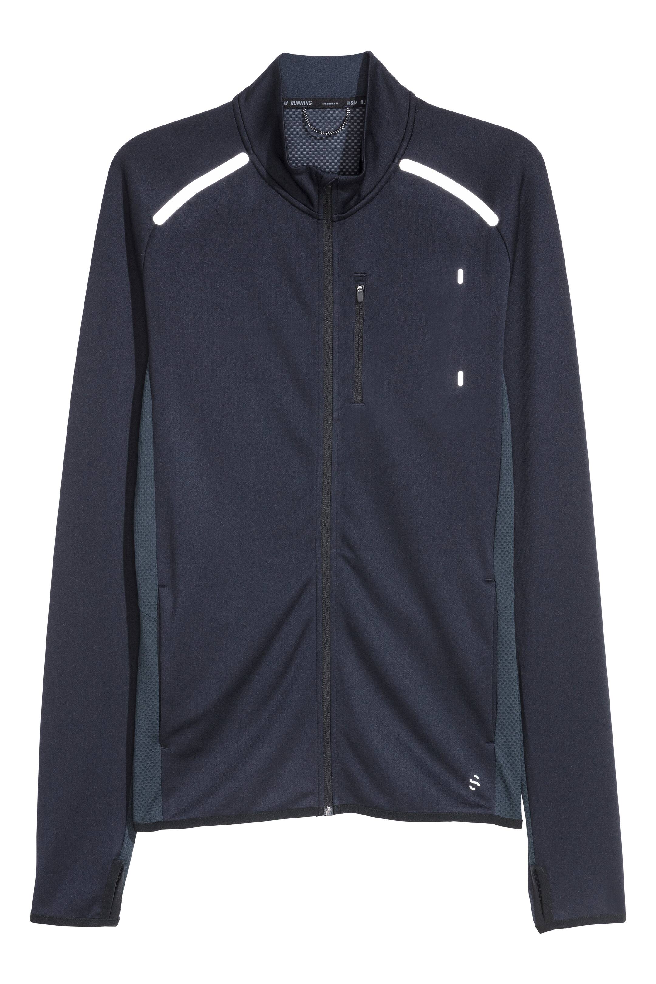 View larger image: Running Jacket - Dark blue - Men | H&M US 1