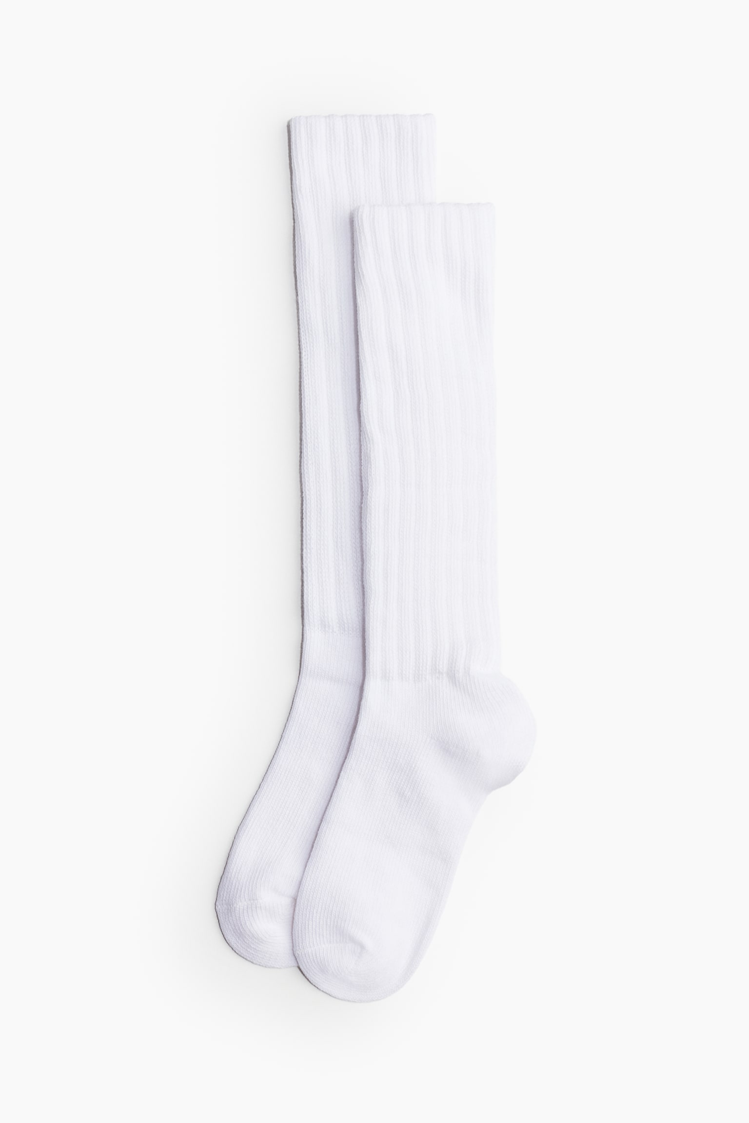 Slouchy sports socks - White/Black - 1