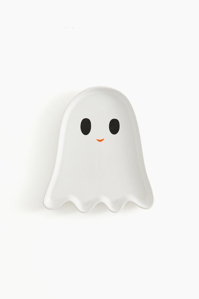 Keramieken schaal - Wit/spook - 1