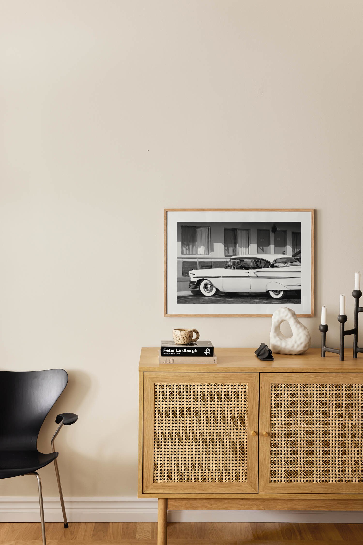 Retro Ride Poster - White