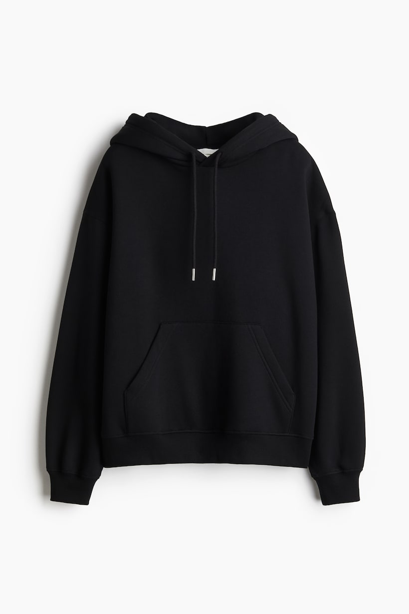 Teddy Robe Sweat Capuche H&m Black Hoodies Sweatshirts For