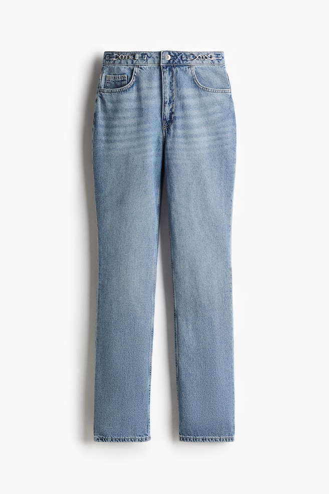 Straight Ultra High Jeans - Denim blue - 1