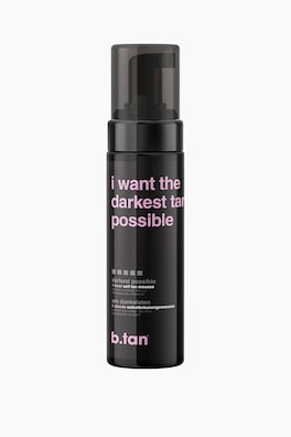 I Want The Darkest Tan Possible Self Tan Mousse