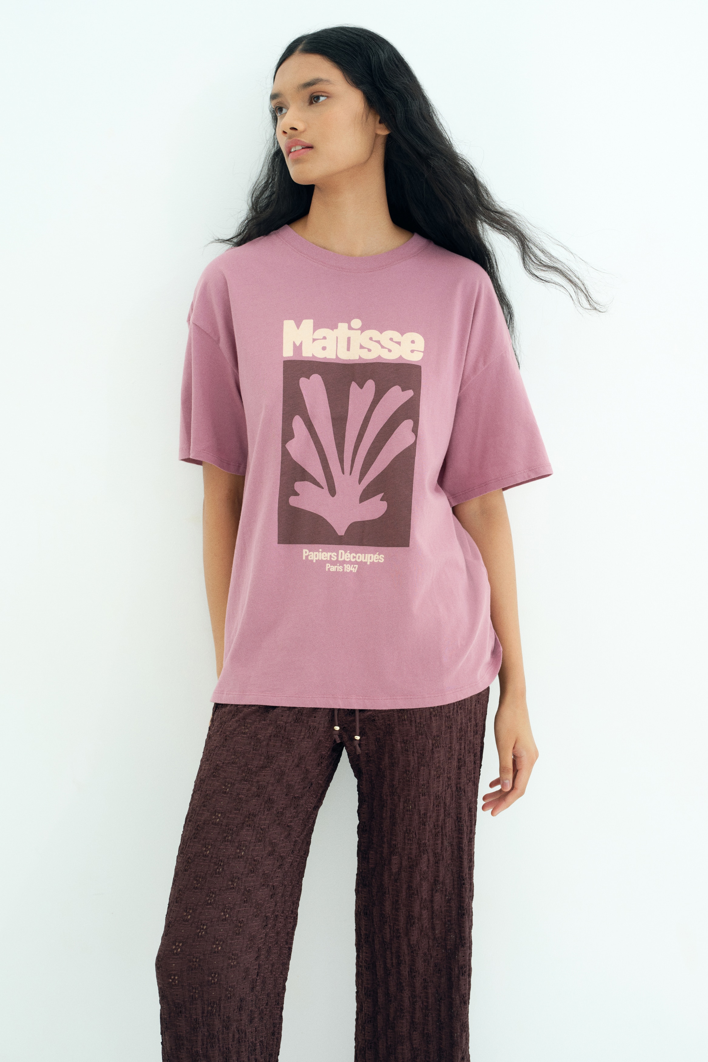 Oversized printed T-shirt