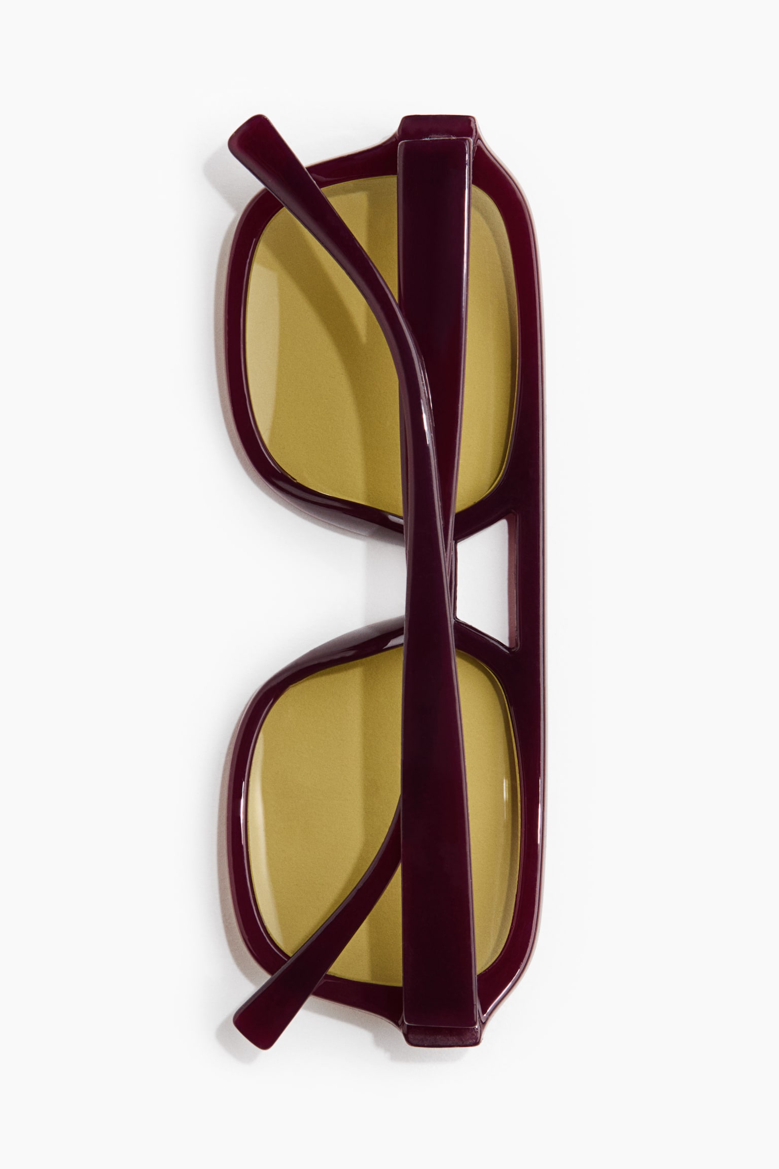 Aviator-style sunglasses - Burgundy - 3