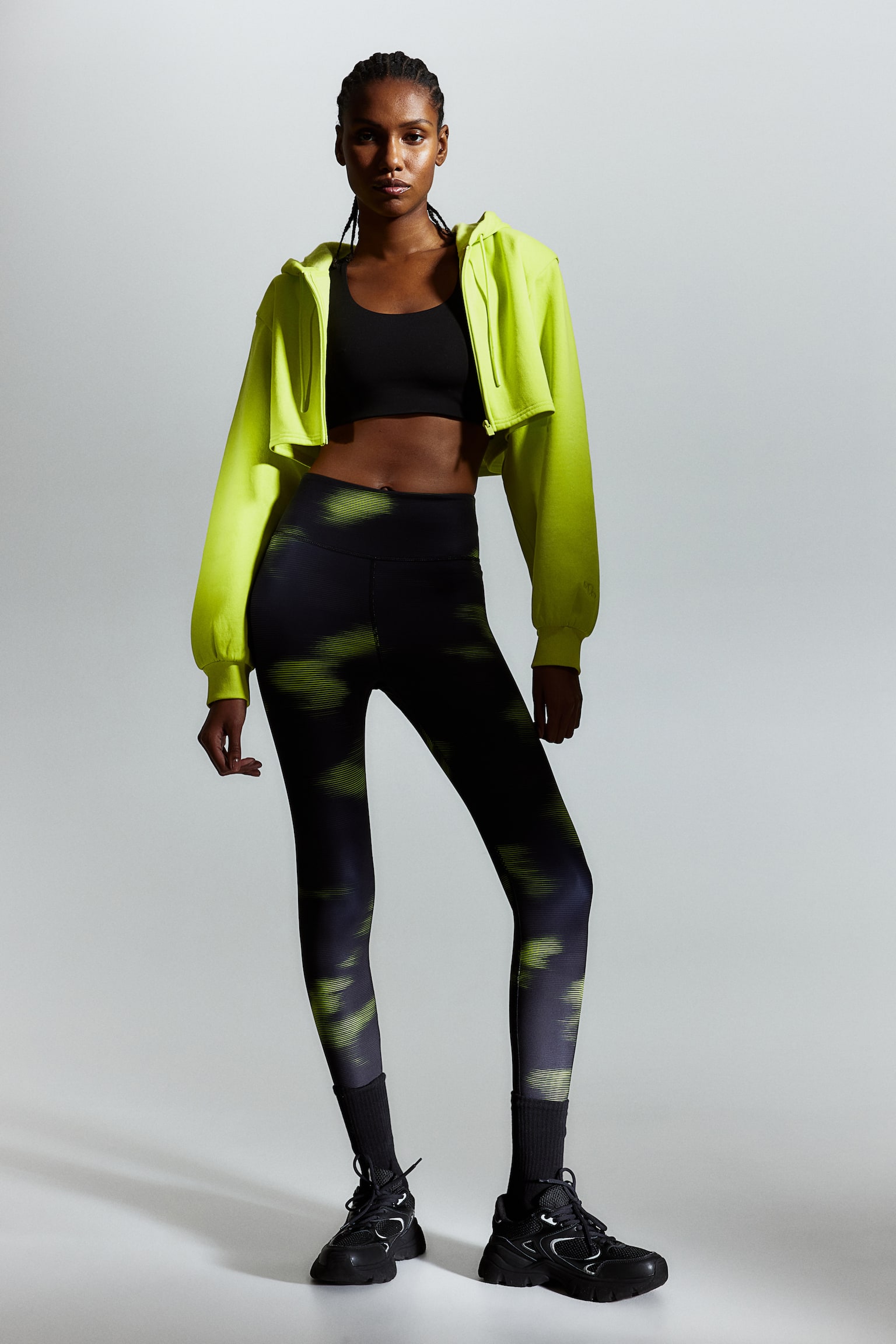 Activewear Leggings In DryMove™ - Black/Pattern/Rust brown/Black/Dark khaki green/Grey/Pattern - 5