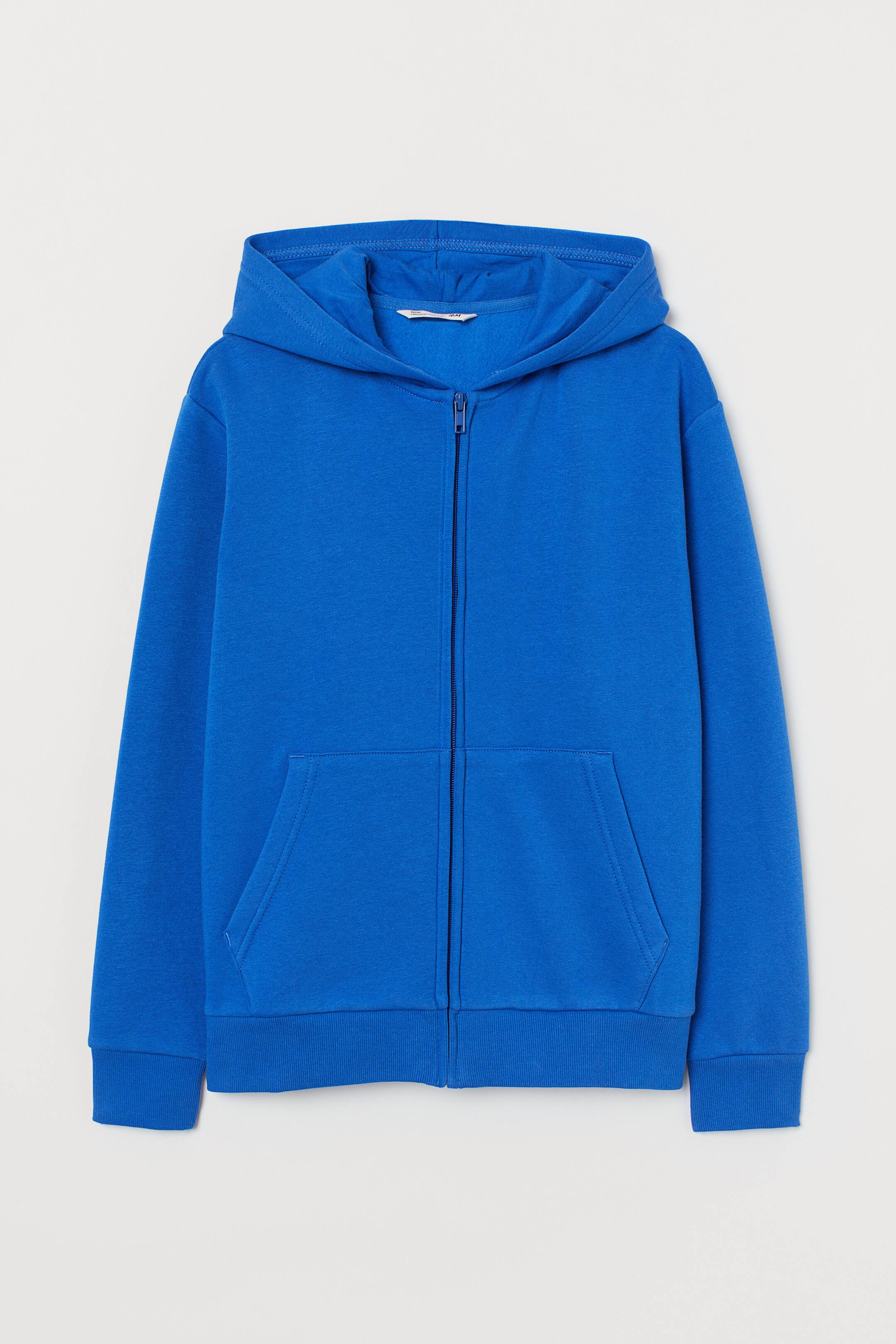 View larger image: Zip-through hoodie - Cornflower blue - Kids | H&M HK 1