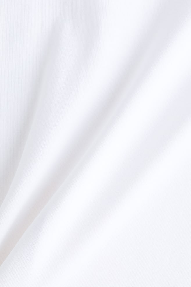 Cotton T-Shirt-White - 5