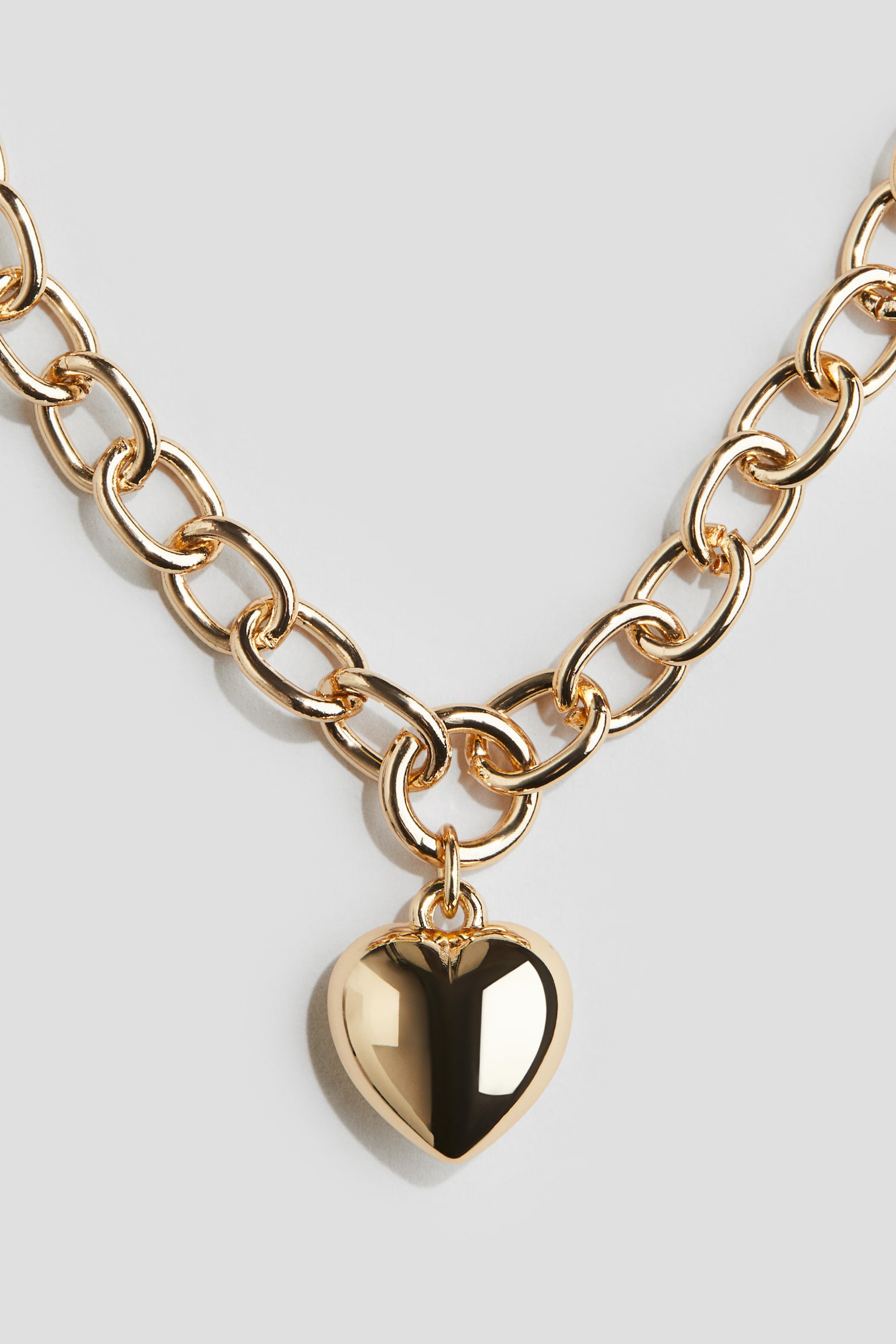 Pendant chain necklace - Gold-coloured - 3