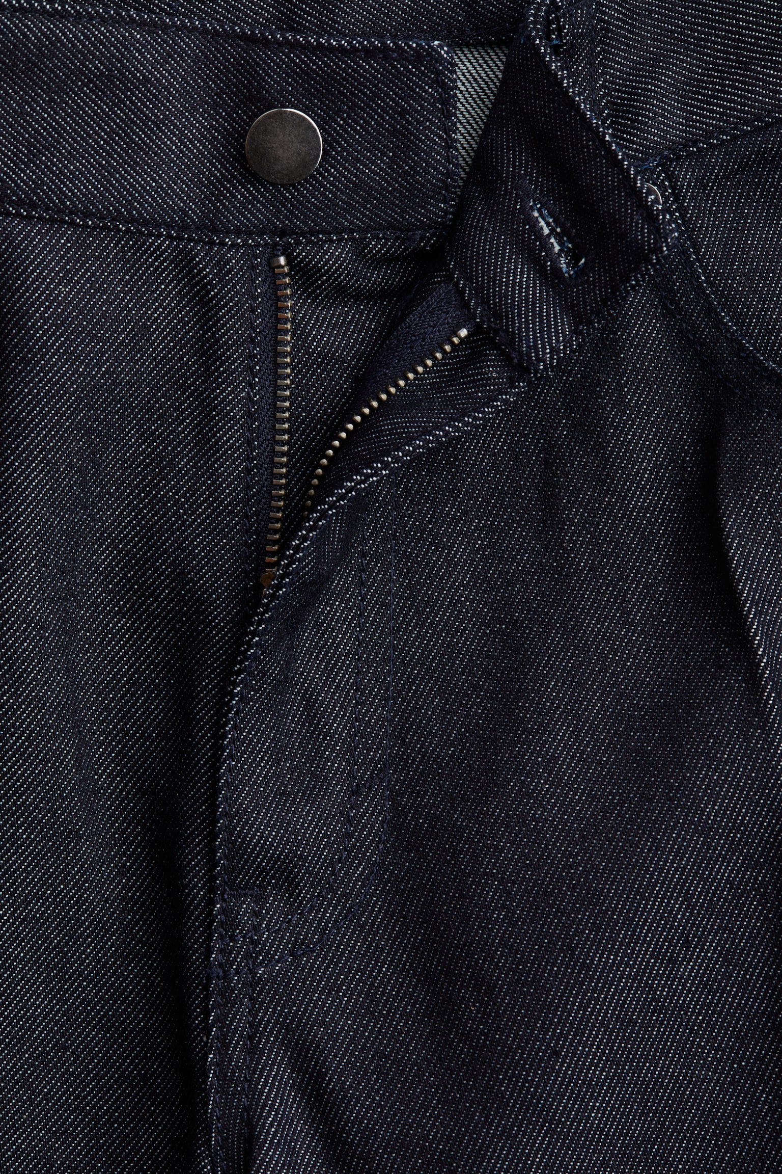 Женские джинсы H&M Creased, цвет: Тёмный джинсовый синий — фото 3