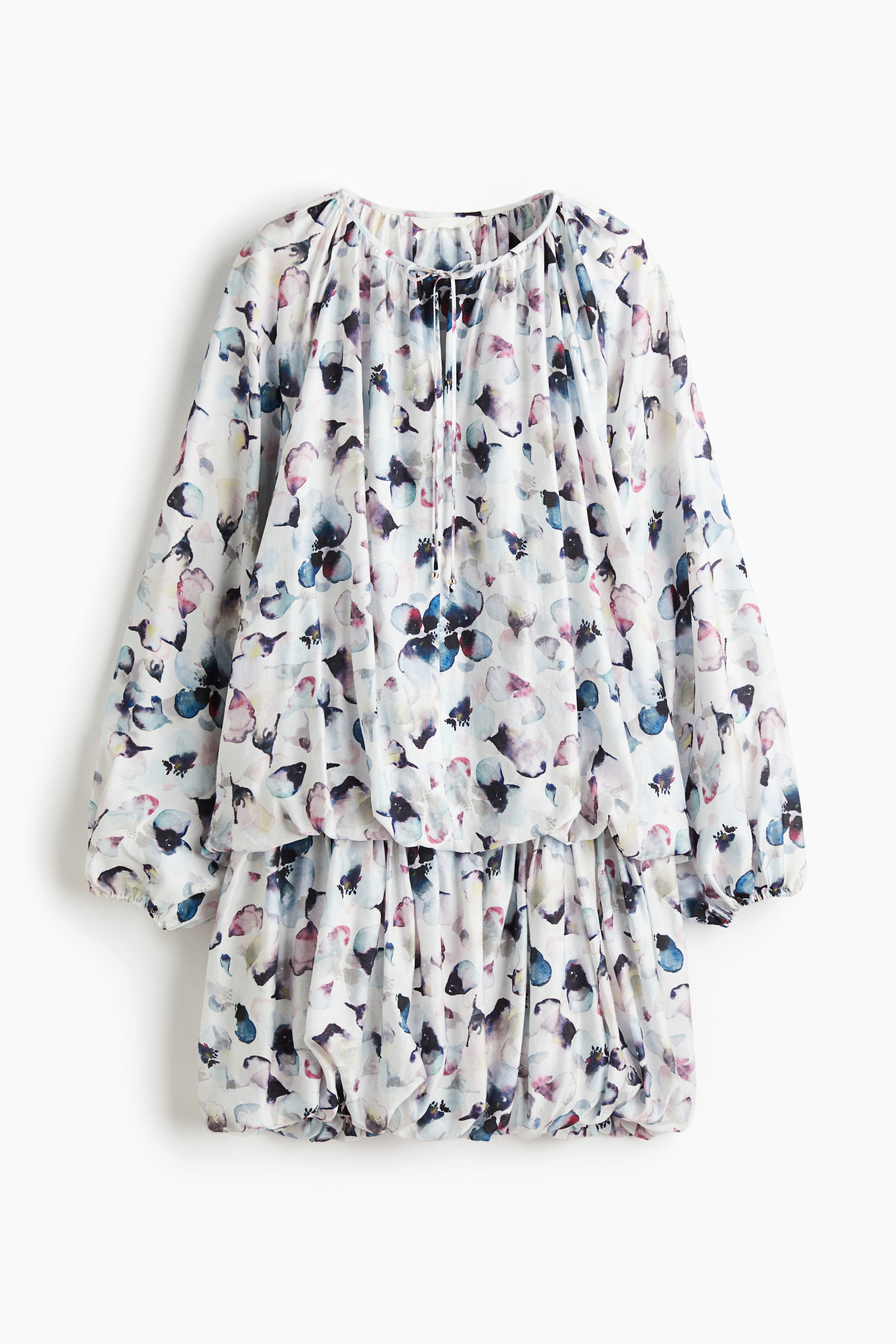 Bubble-Hem Dress