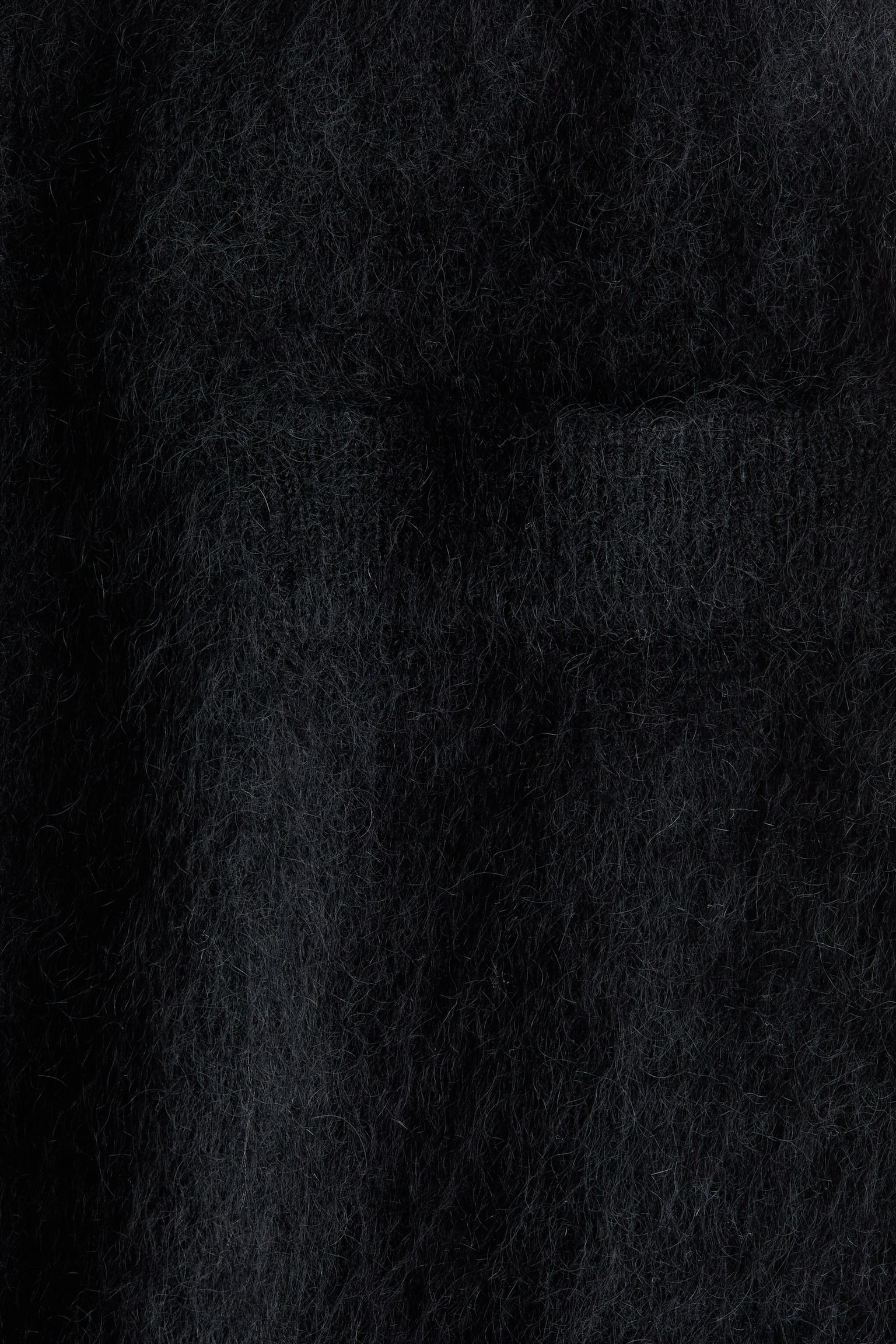 モヘアブレンドスカート - ブラック - 4