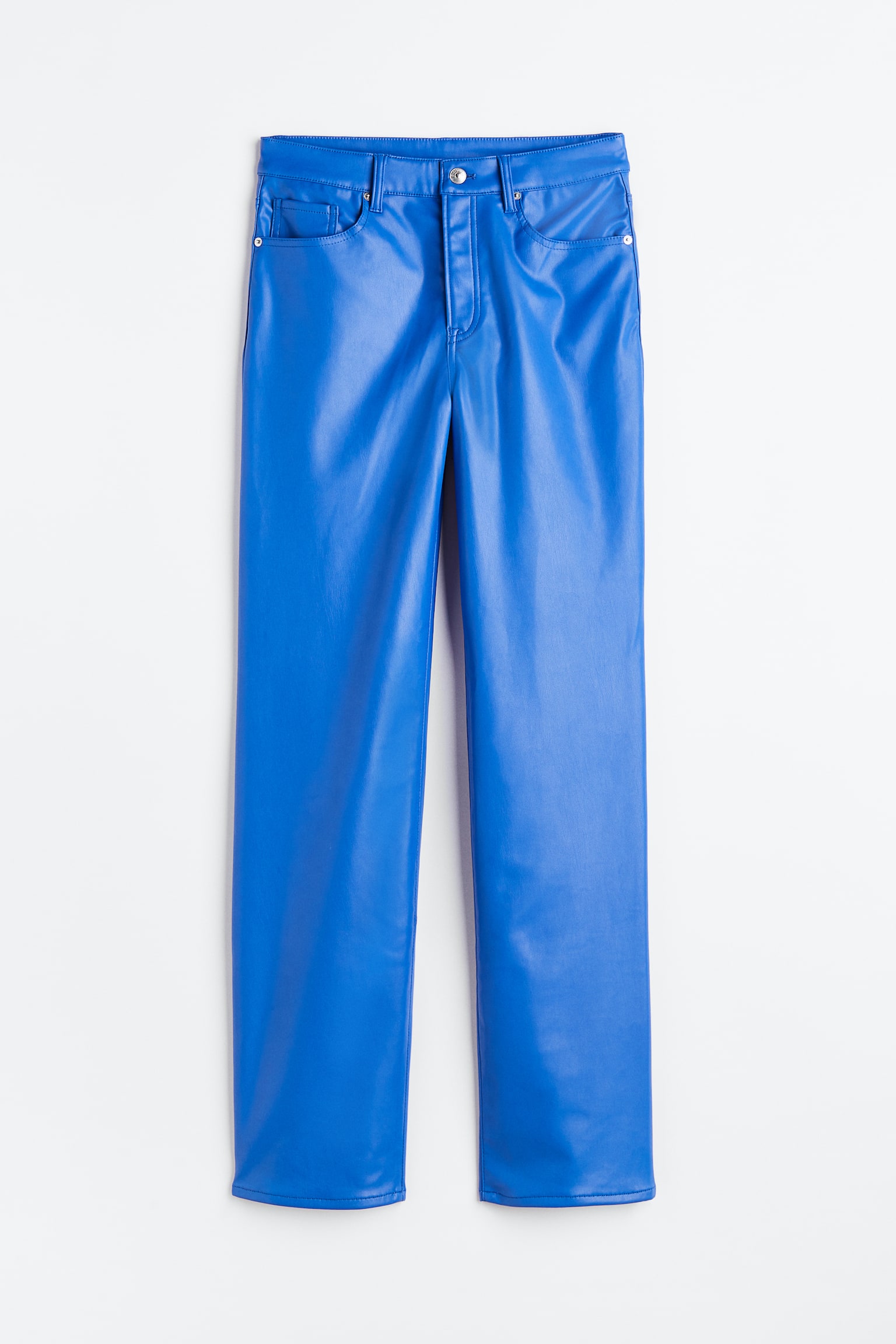 90s Straight trousers - Bright blue/Purple - 1