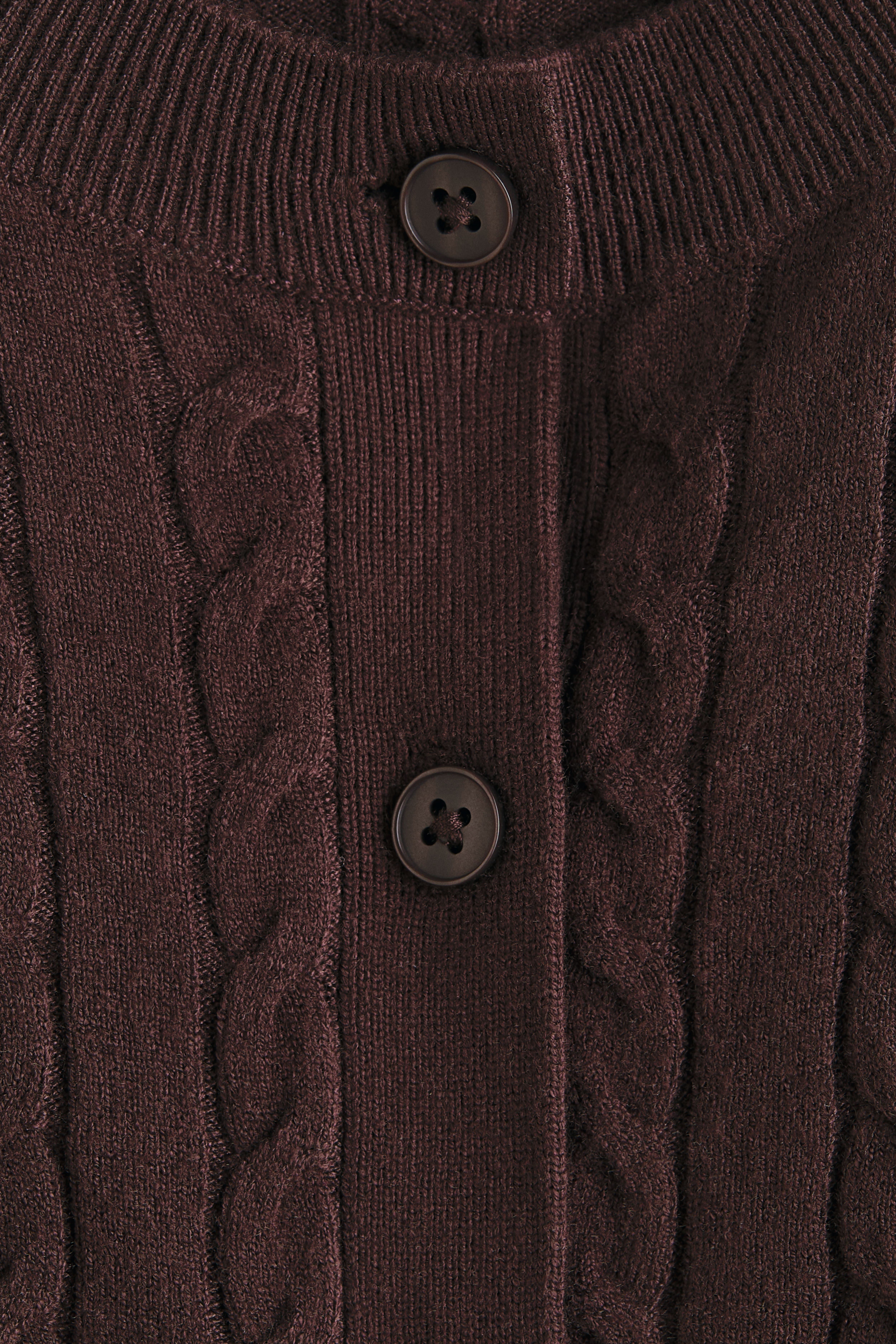 Cable-Knit Cardigan