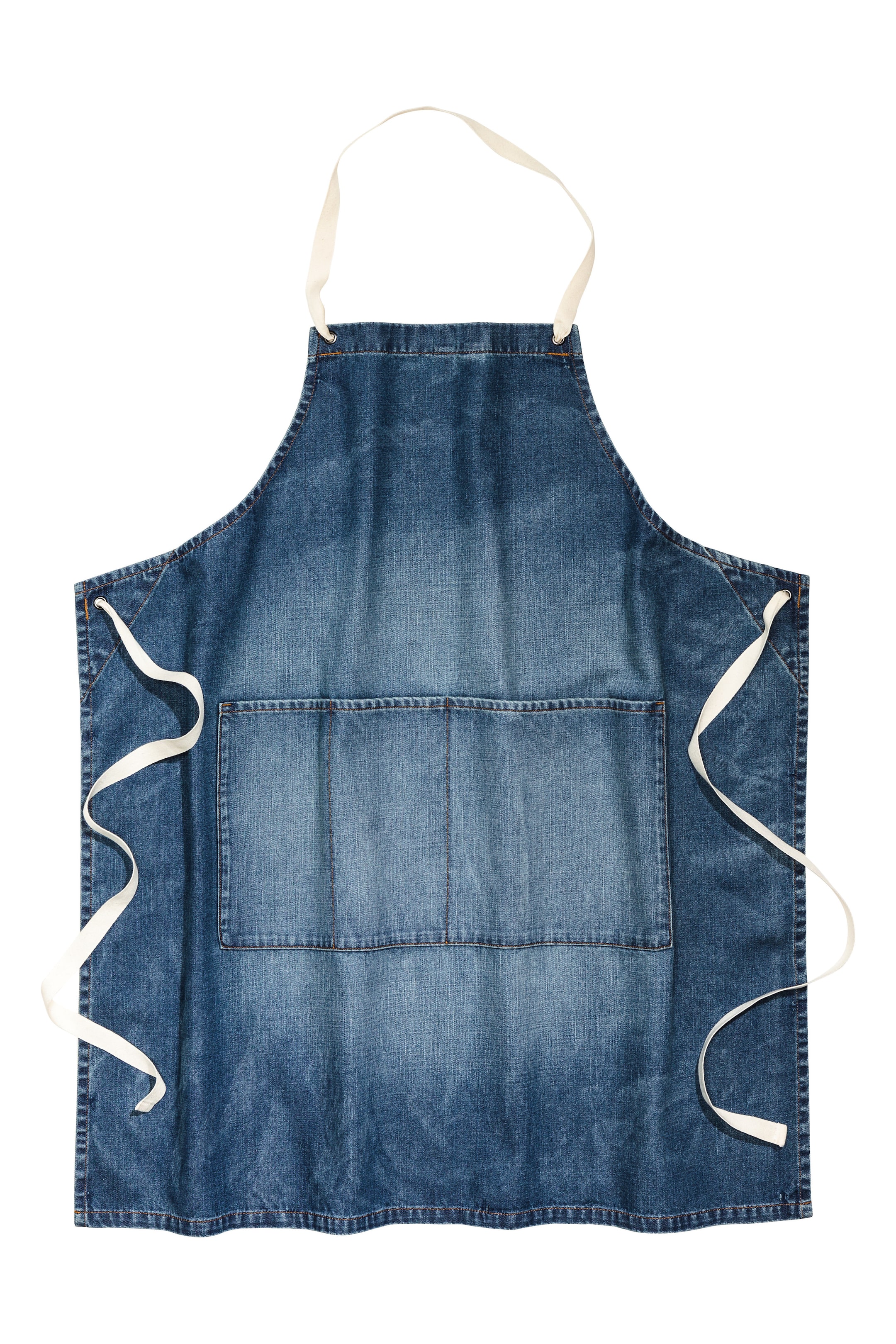 Grotere afbeelding bekijken: Denim schort - Donker denimblauw - HOME | H&M NL 1