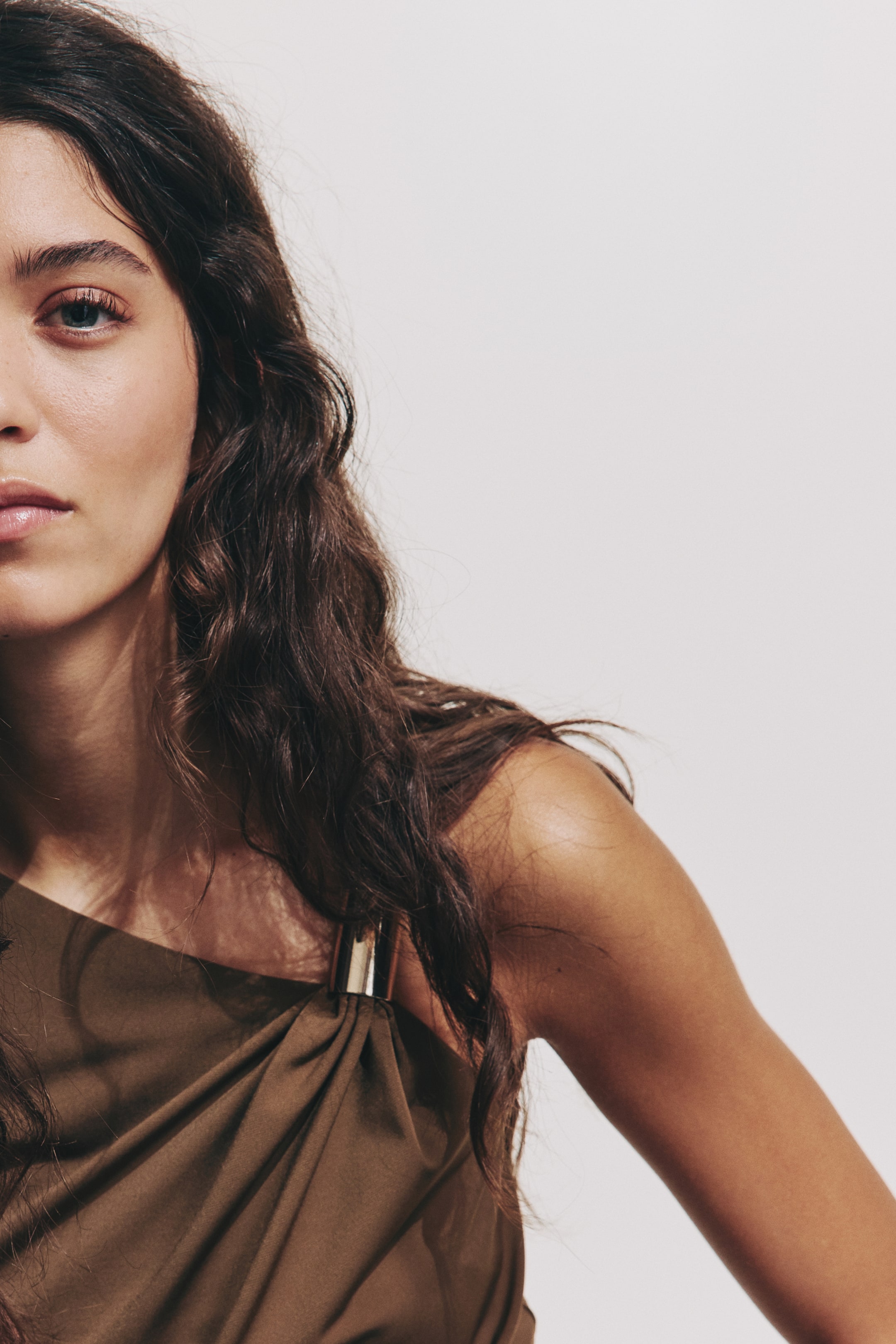 View larger image: Draped top - Brown - Ladies | H&M IN 3